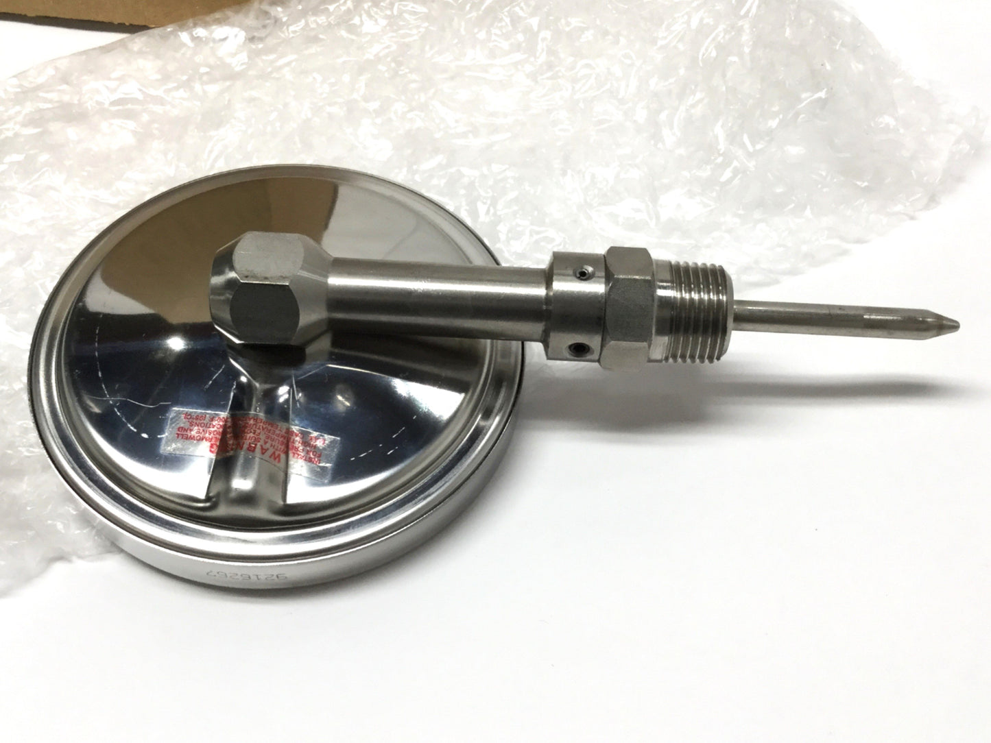 New – Open box Tel-Tru BC-450R Bimetal Thermometer Ø4" Dial, 2.5" Stem, 0-180°F, 1/2" NPT