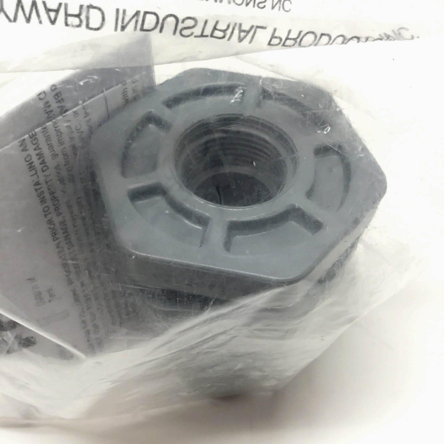 New Hayward BFA2007TES CPVC Bulkhead Tank Fitting, Standard Flange, 3/4" NPT, 150psi