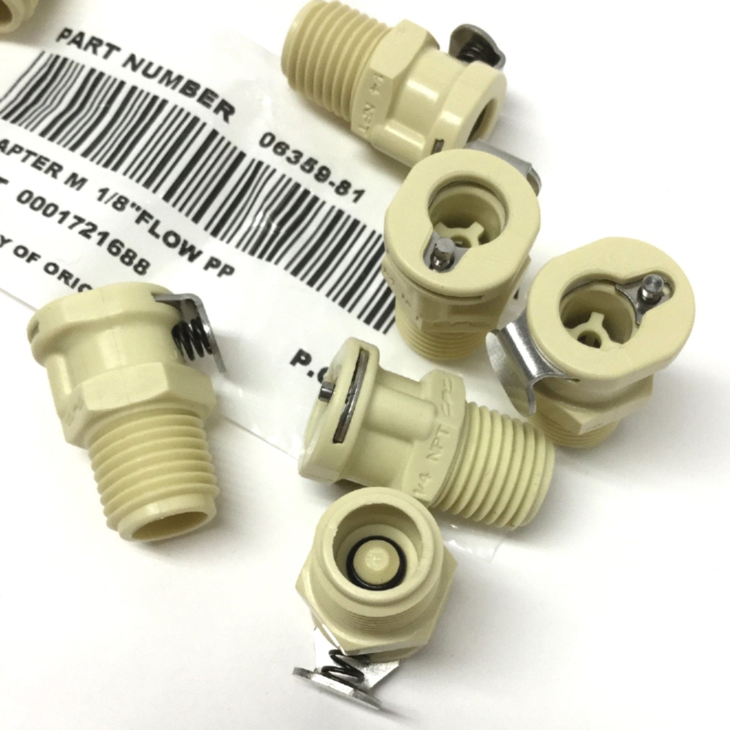 New – Open box Lot of 10 Colder PMCD100412 Quick Disconnect Valved Coupling Body, 1/4" NPT