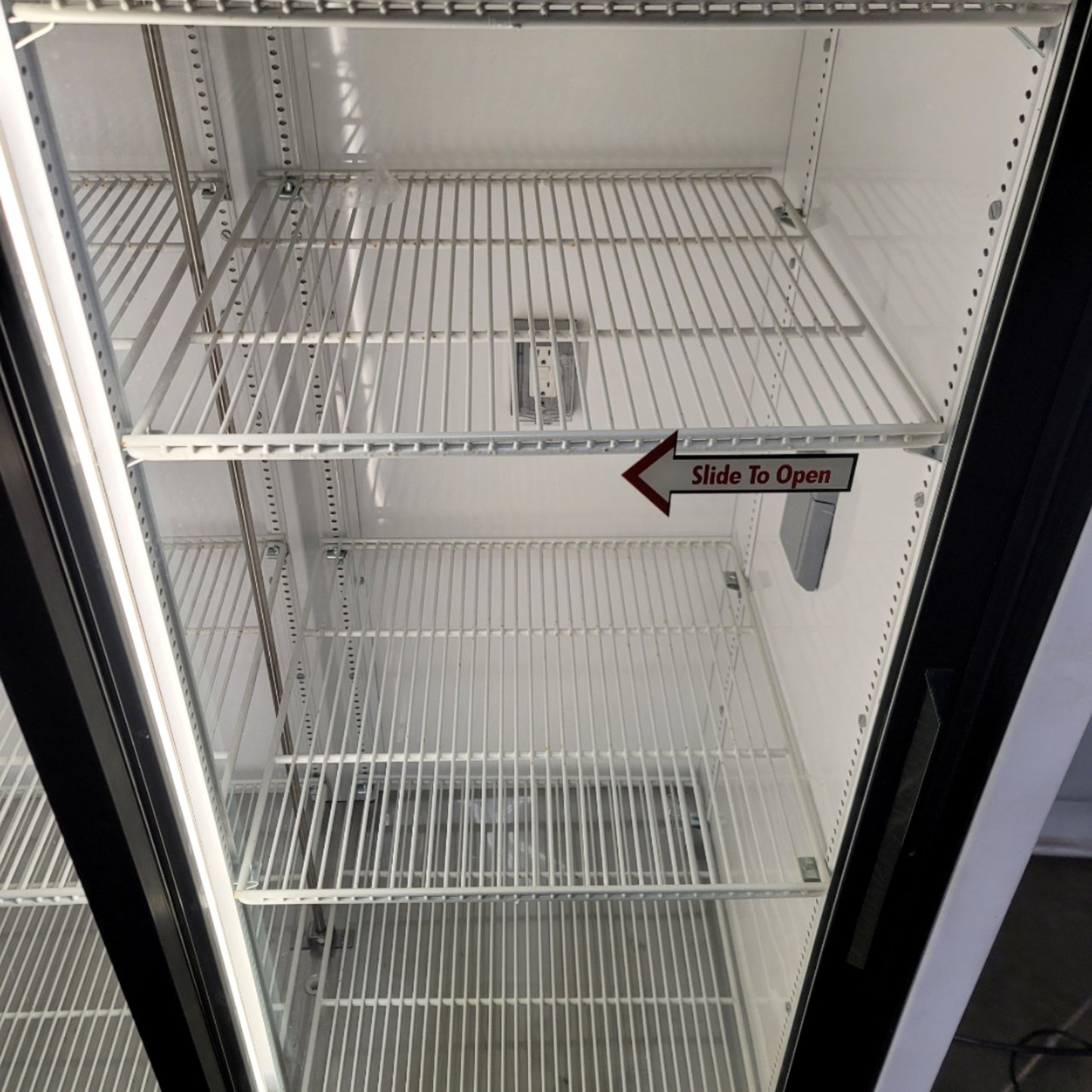 Used VWR GDM-41 Double Sliding Glass Door Basic Chromatography Refrigerator 115VAC