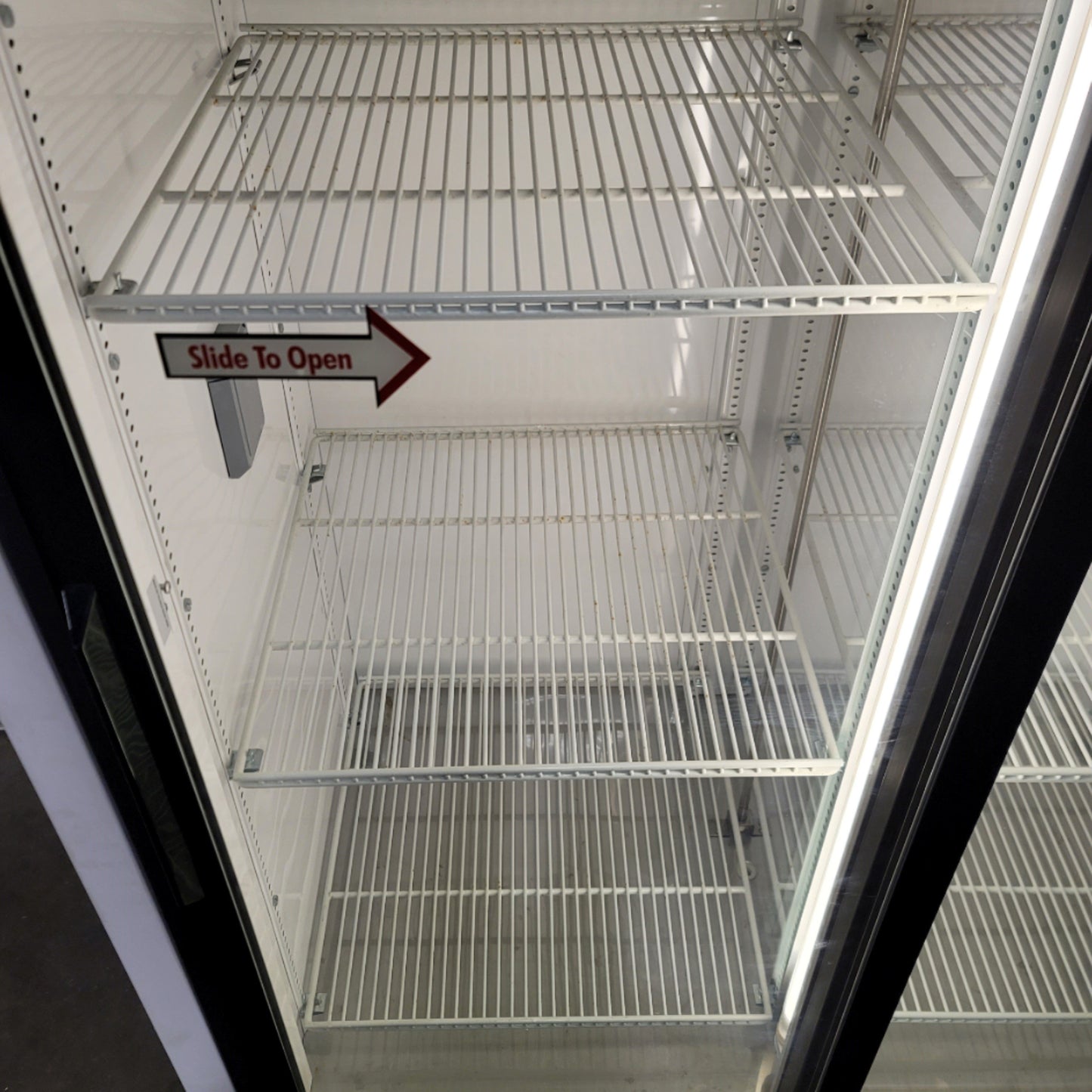 Used VWR GDM-41 Double Sliding Glass Door Basic Chromatography Refrigerator 115VAC