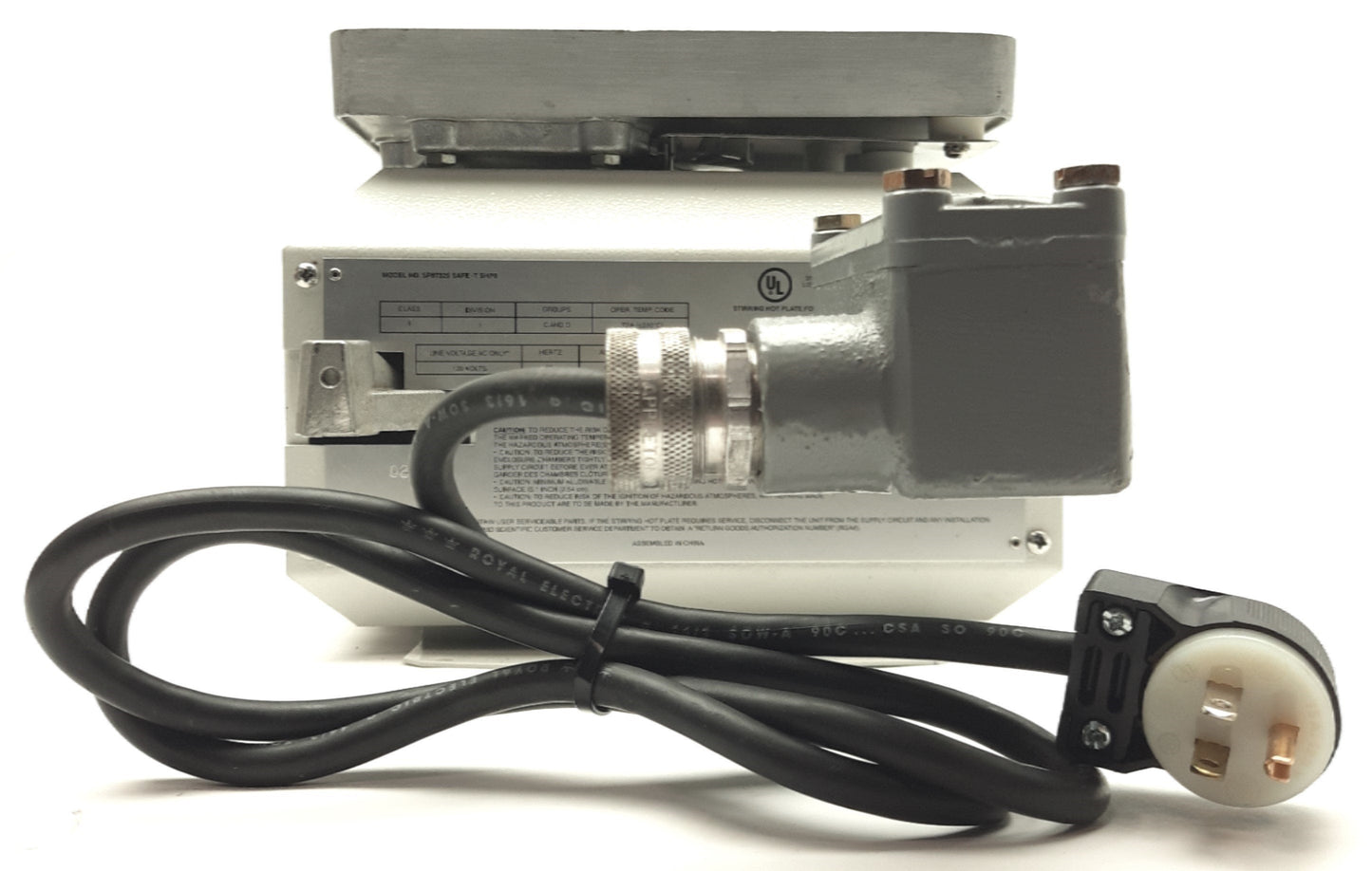 Used Thermo Scientific SP87325 SAFE-T SHP9 Explosion Proof Stirrer 1200RPM 220C 120V