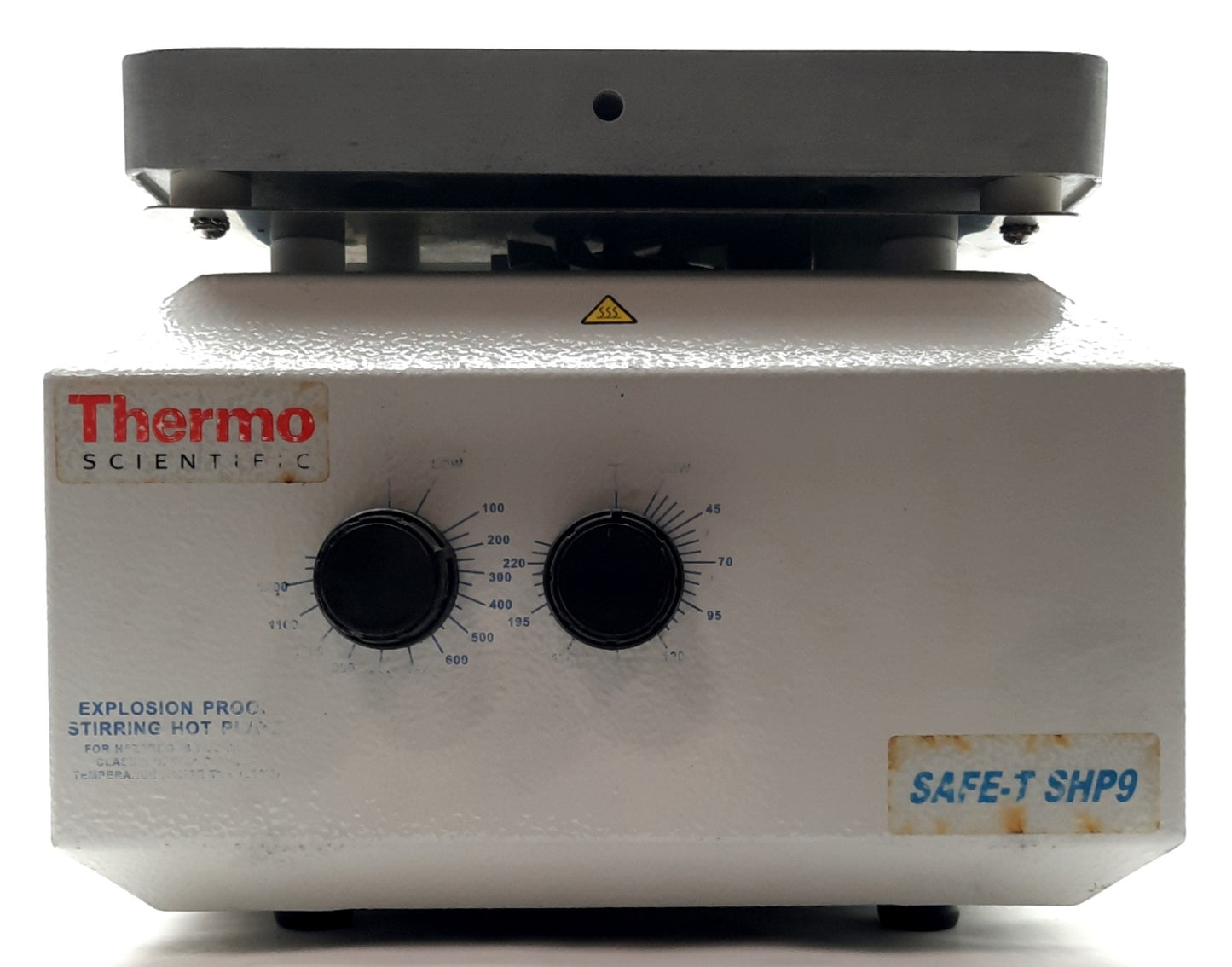 Used Thermo Scientific SP87325 SAFE-T SHP9 Explosion Proof Stirrer 1200RPM 220C 120V