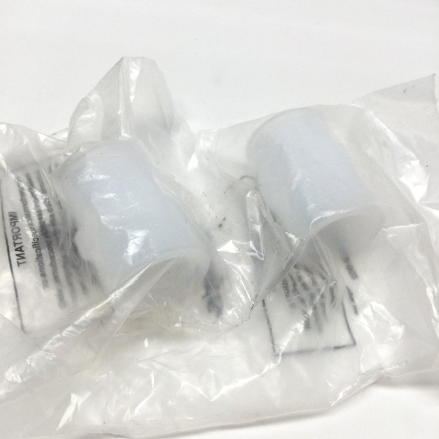 New Lot of 2 Entegris FSU8 Straight Pipe Adapter Fittings 1/2" NPT Female, PFA