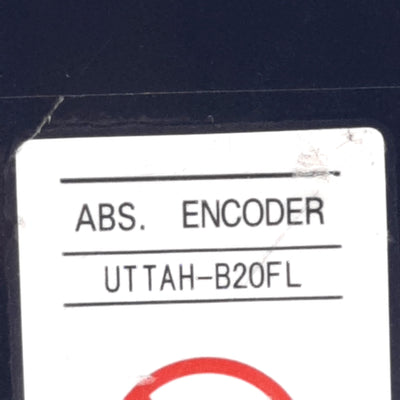 Used Yaskawa UTTAH-B20FL Absolute Encoder, 20-Bit Output, From SGMGV Servo Motor