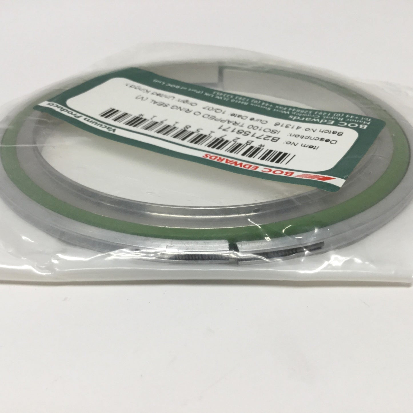 New BOC Edwards B27158171 ISO100 Trapped O-Ring Vacuum Booster Pump Viton Seal