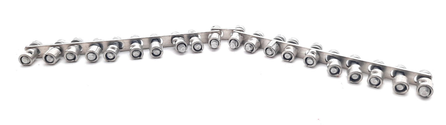 New Lot of 20 Weidmuller 1399800000 Terminal Block Cross Connection Screw In Jumpers