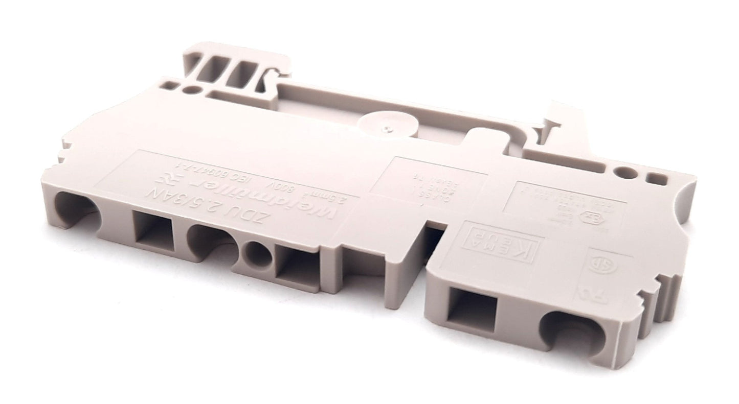 New – Open box Lot of 30 Weidmuller 1608540000 3 Position Terminal Block 600V, 27A, 26-12AWG