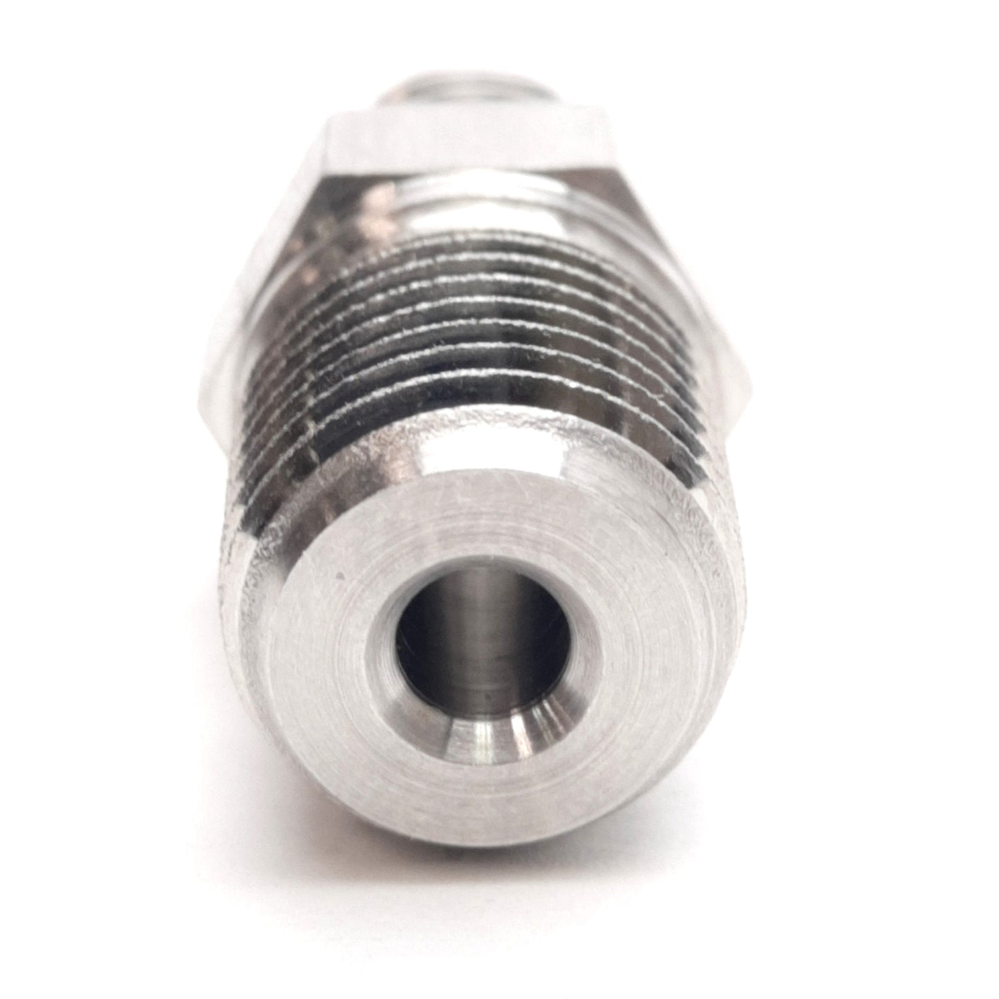 New – Open box Lot of 9 Stainless Steel Pipe Fitting, 1/4in JIC to 1/4in NPT Male Thread