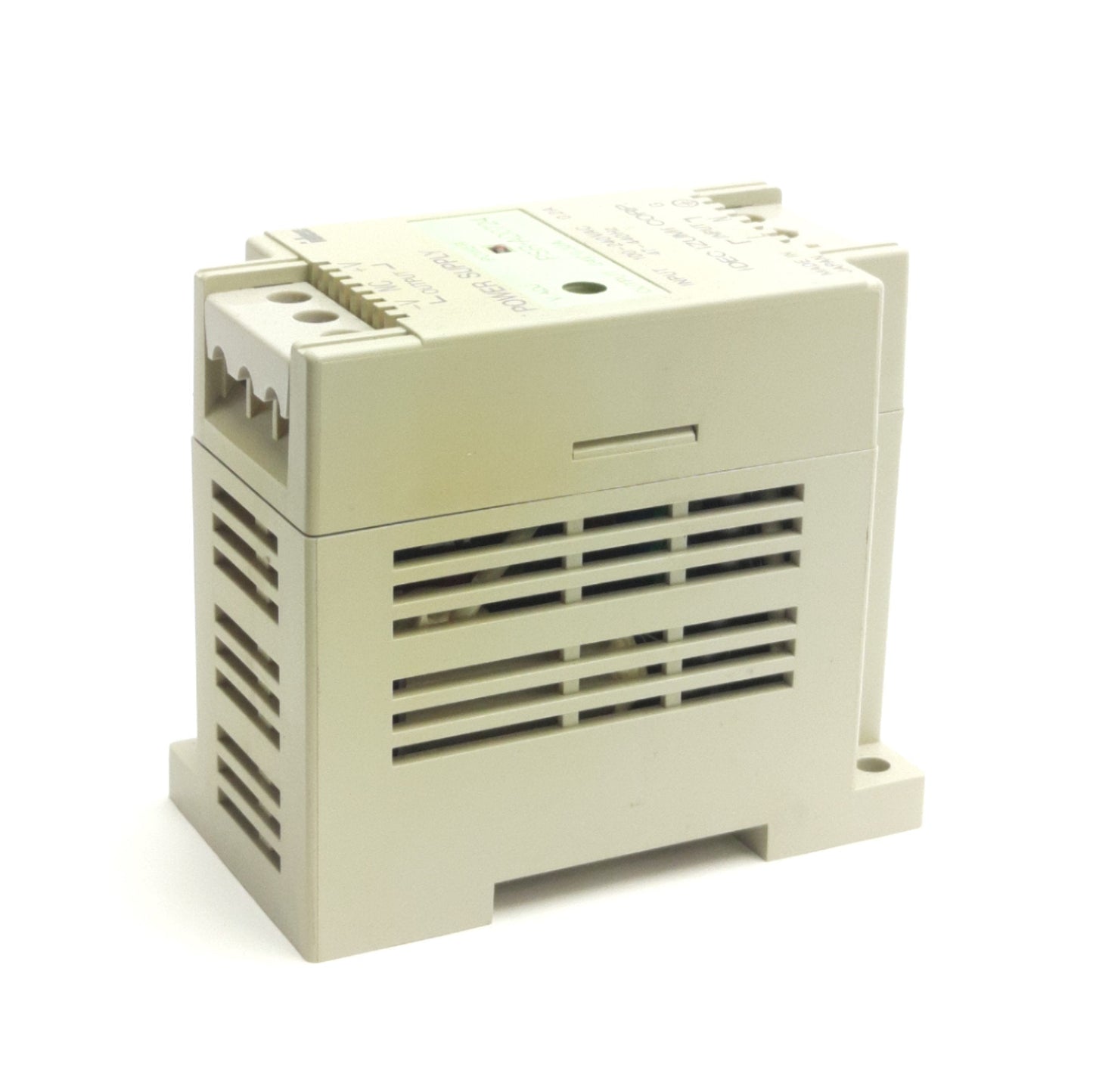 Used Idec Izumi PSR-AD0724 Power Supply 100-240VAC 0.2A In, 24VDC 0.32A Output