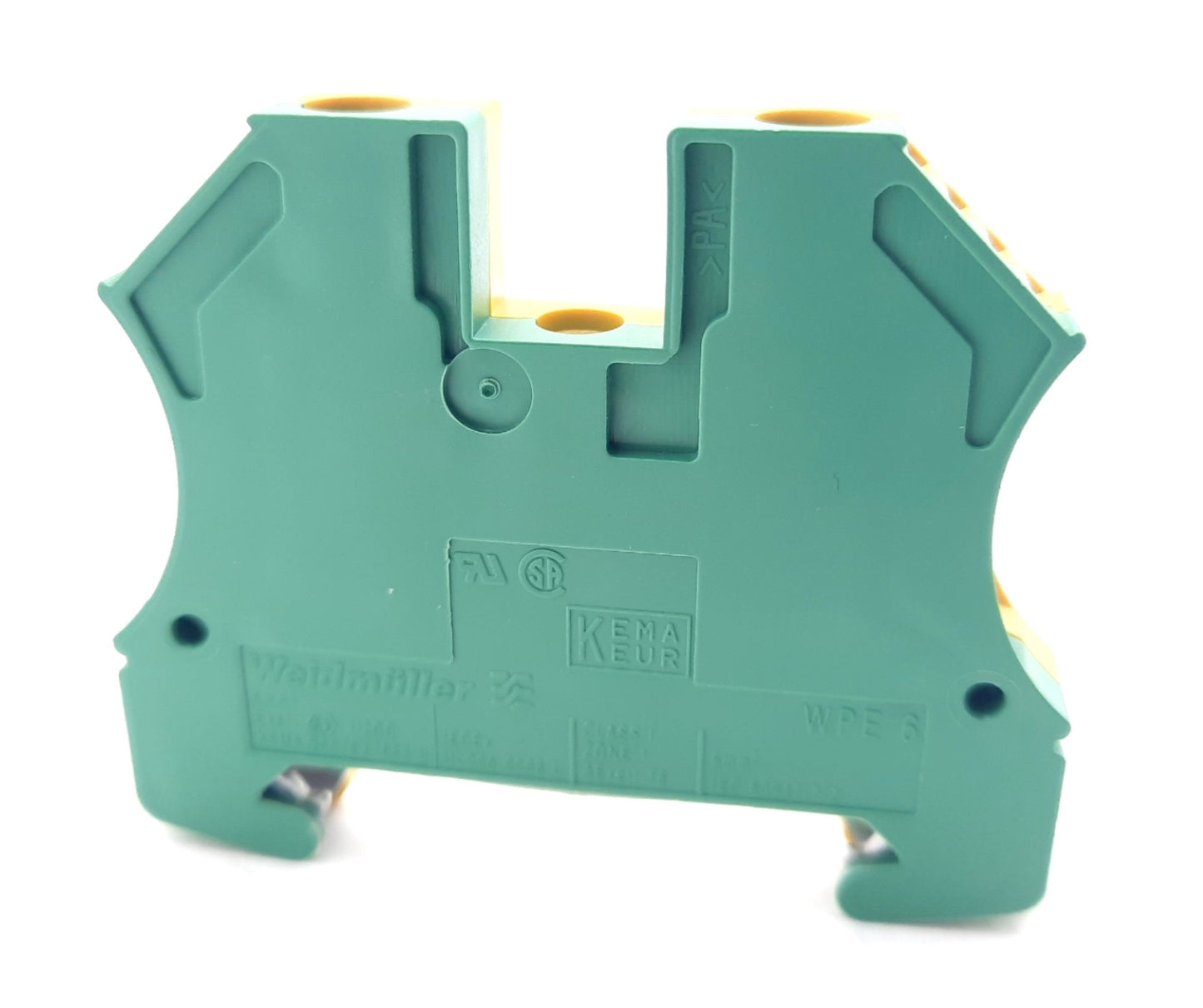 New Lot of 15 Weidmuller 1010200000 Grounding / Earthing Terminal Block 22-8AWG