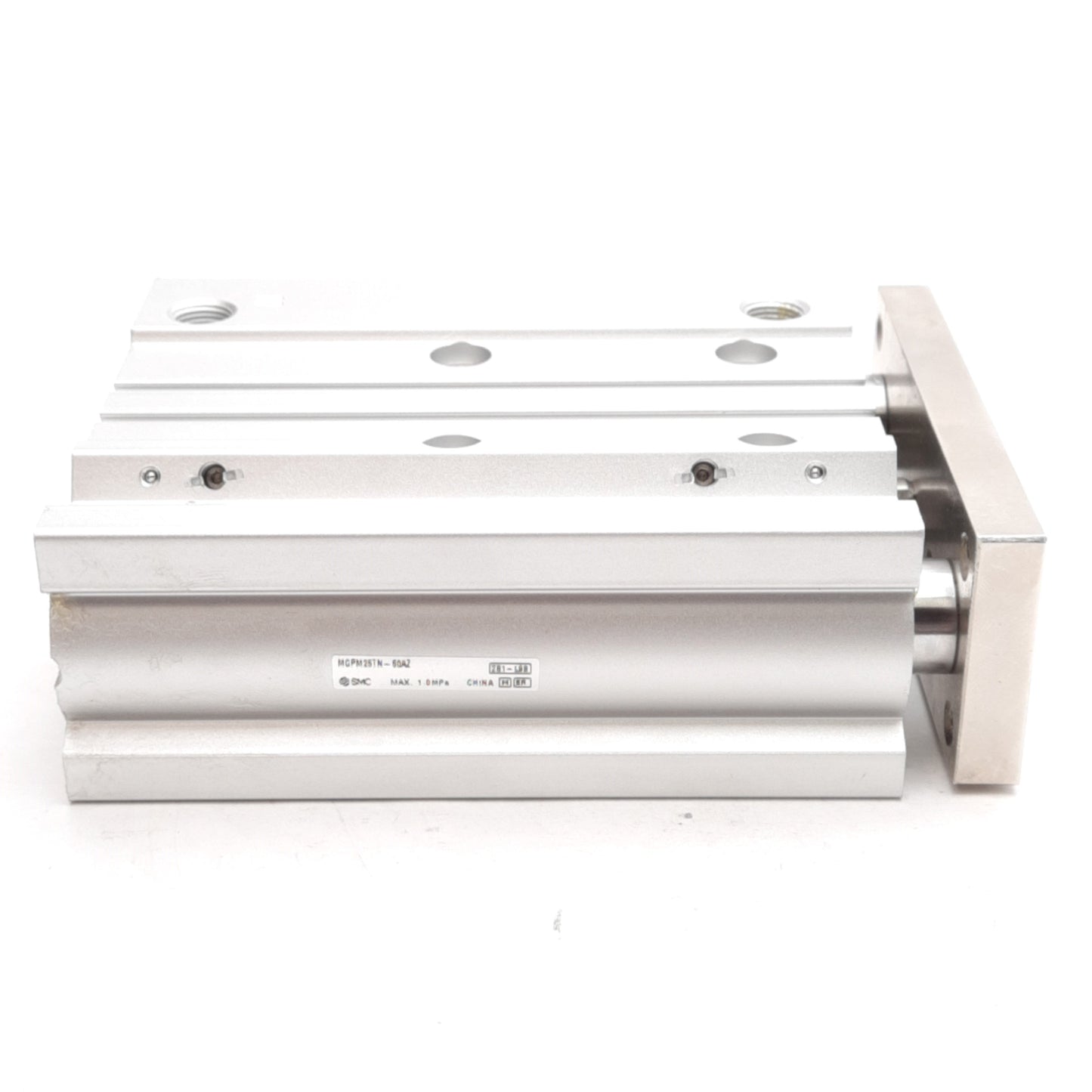 New SMC MGPM25TN-50AZ Guided Cylinder ø25mm Bore 50mm Stroke 1/4in NPT Ports 1.0MPa