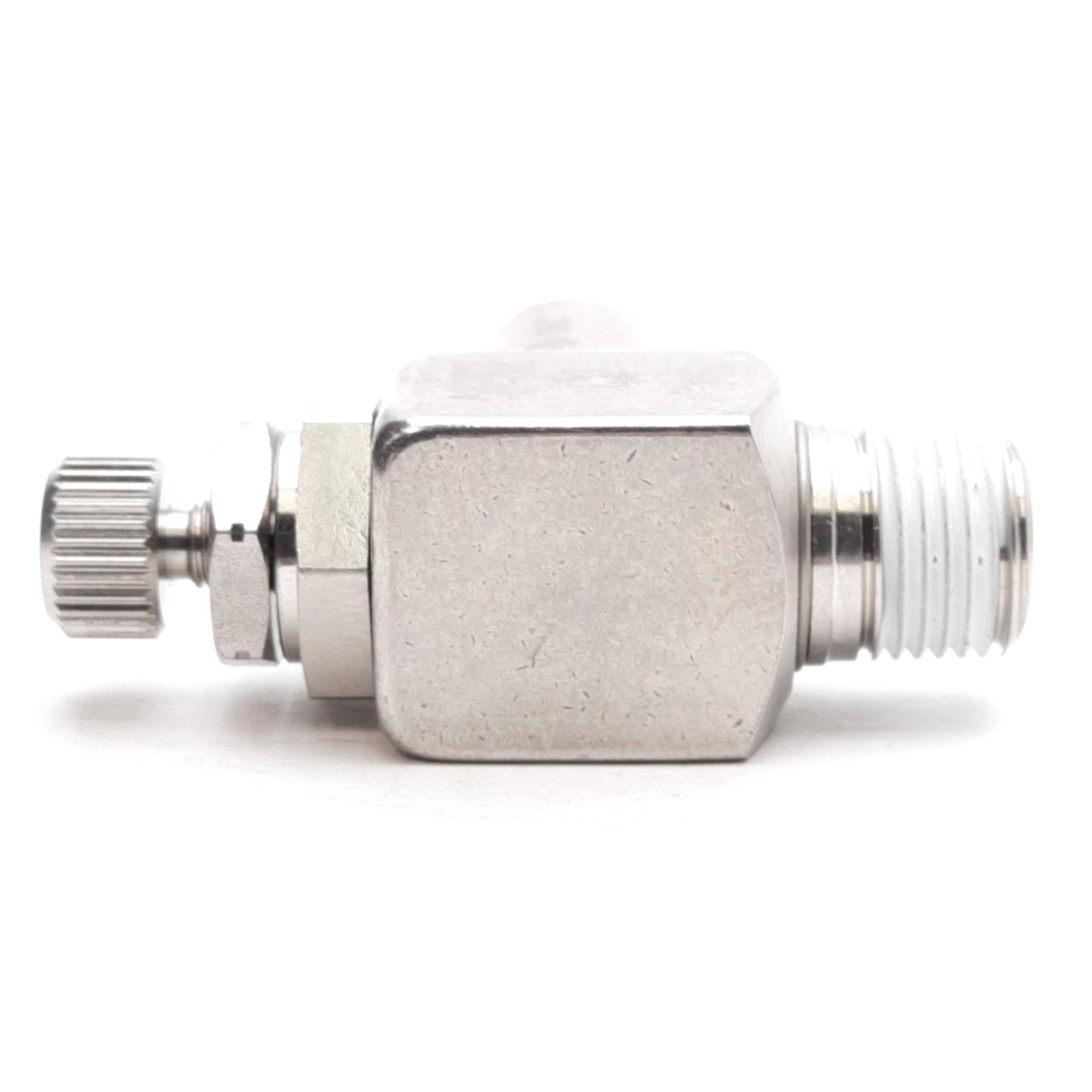 New SMC ASG321F-01-06S Flow Controller Fitting, R1/8 Port w/ Sealant, ø6mm One-Touch