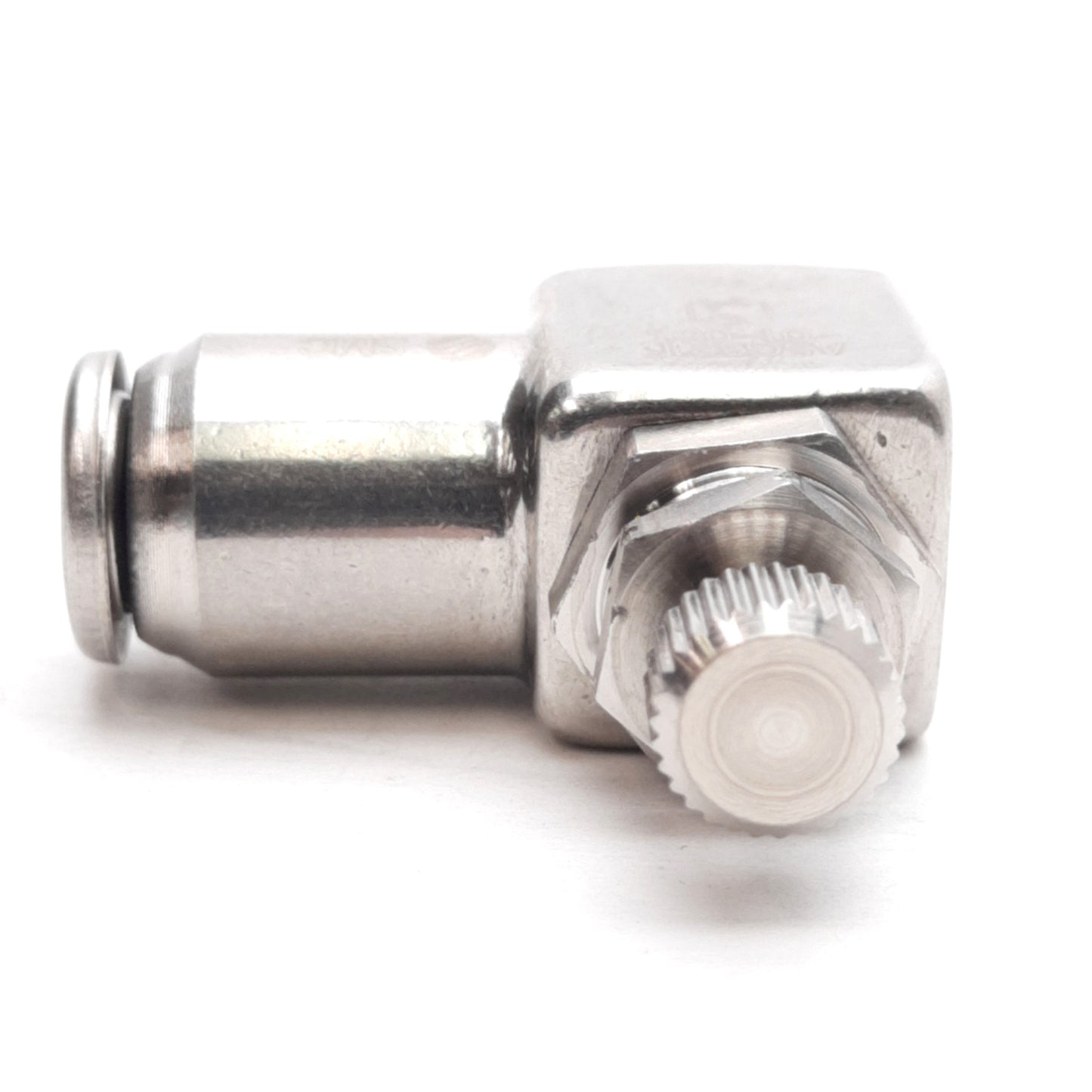 New SMC ASG321F-01-06S Flow Controller Fitting, R1/8 Port w/ Sealant, ø6mm One-Touch