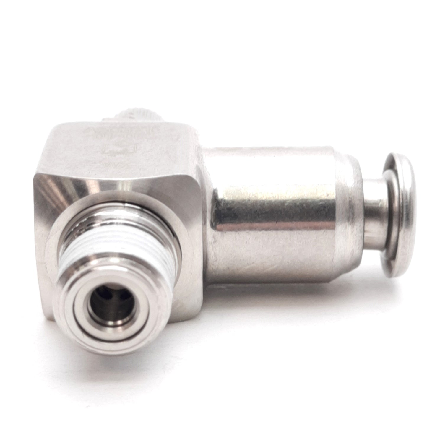 New SMC ASG321F-01-06S Flow Controller Fitting, R1/8 Port w/ Sealant, ø6mm One-Touch