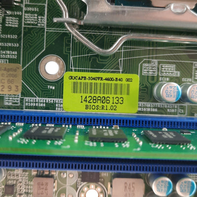 Used Portwell CAPB-3040VR-4600-B40 1U Motherboard & CPU Celeron 2.7GHz 6x Ethernet