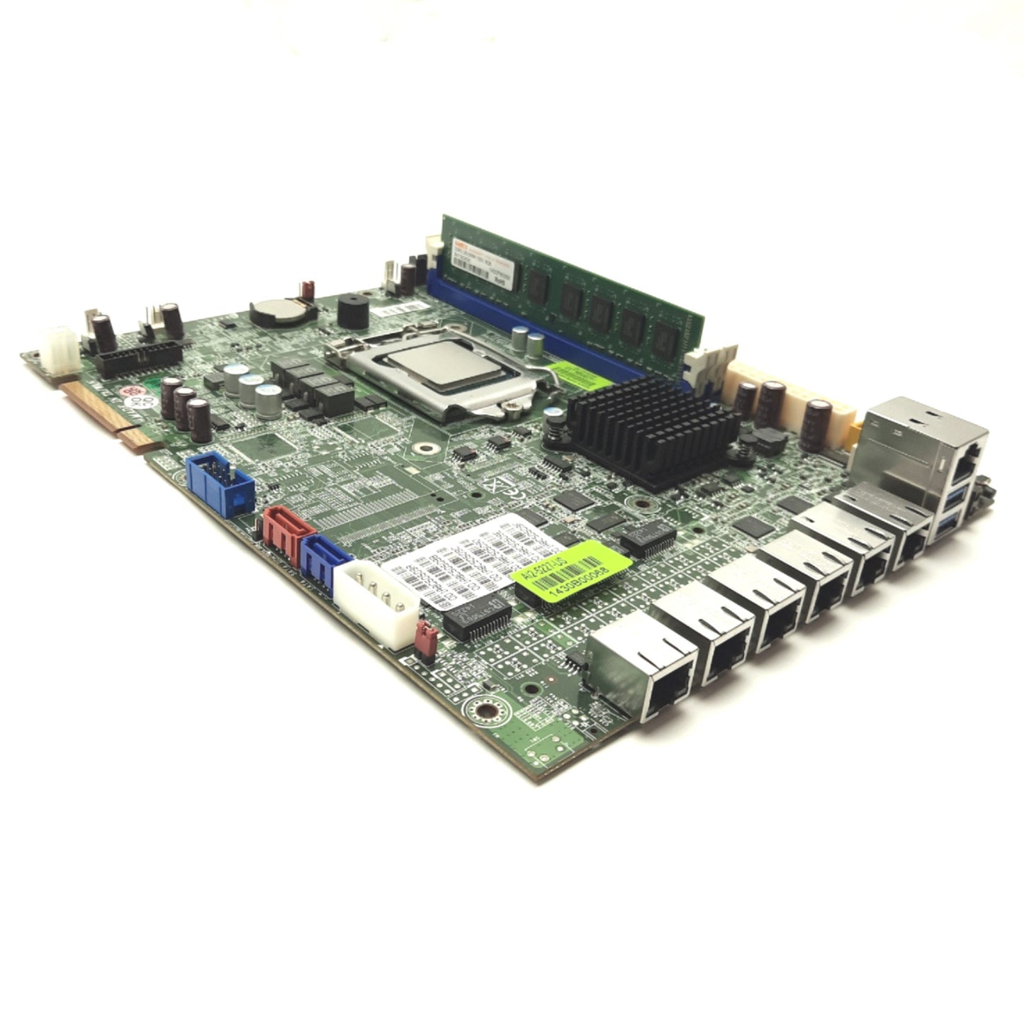 Used Portwell CAPB-3040VR-4600-B40 1U Motherboard & CPU Celeron 2.7GHz 6x Ethernet