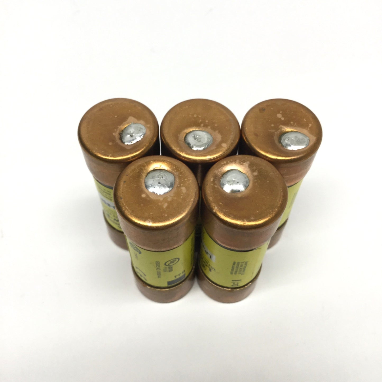Used Lot of 5 Buss LPJ-9SP Low-Peak Dual Element Time Delay Fuse 600VAC 9A Class J
