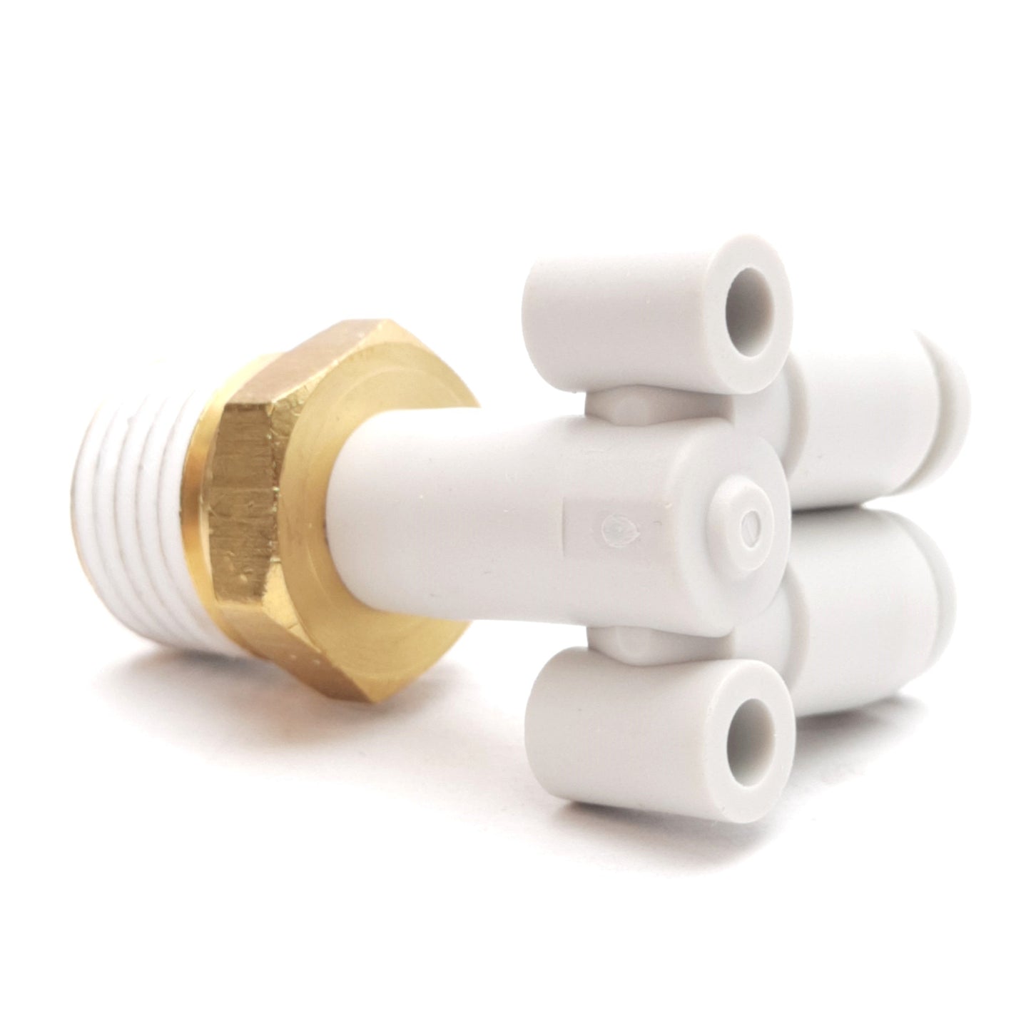 New SMC KQ2LU04-02AS Branch Union Elbow Fitting, R1/4 & ø4mm One-Touch Ports