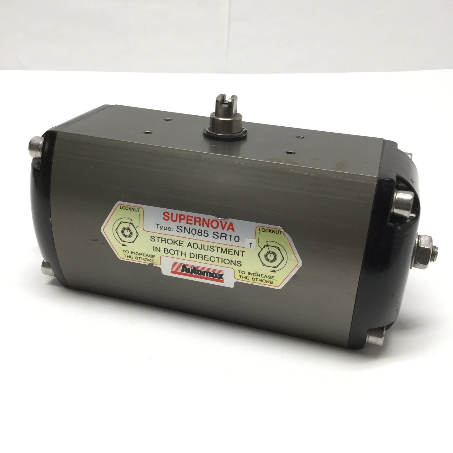 Used Automax SN085 SR10 SUPERNOVA Rack and Pinion Rotary Valve Actuator 90°, 150psi