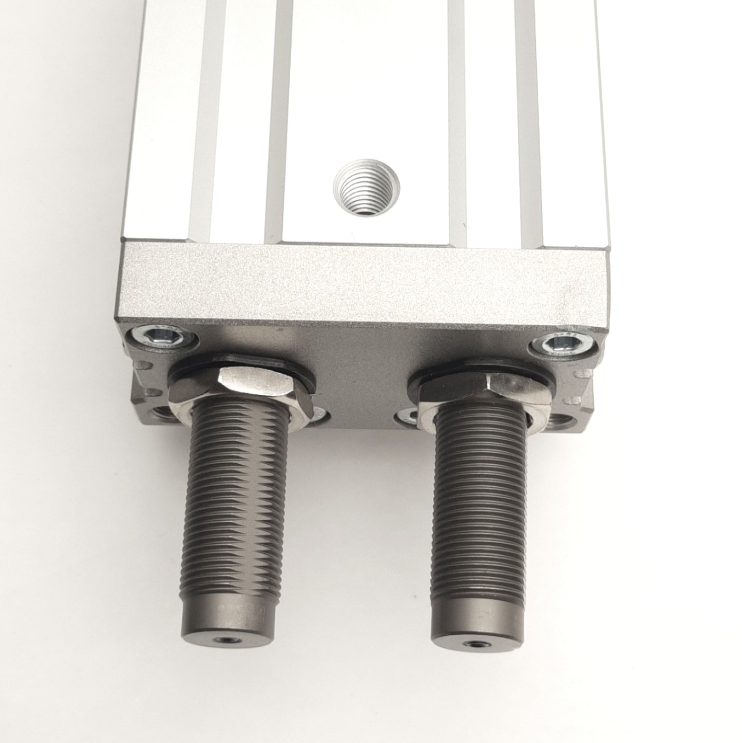 Used SMC MSQB100R Rotary Rack & Pinion Table, 190° Range, 32mm Bore, Rc 1/8, *Dents*