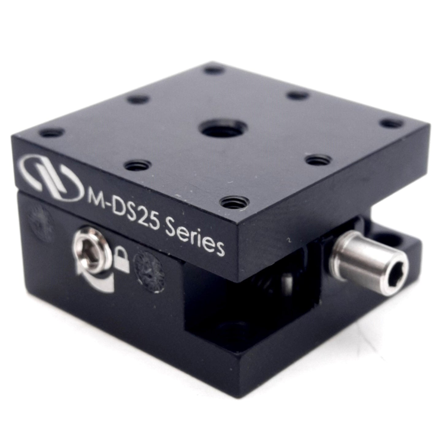 New Newport M-DS25-X Manual Linear Stage X-Axis 6.35mm Travel, M2 & M14, 25x25x15mm