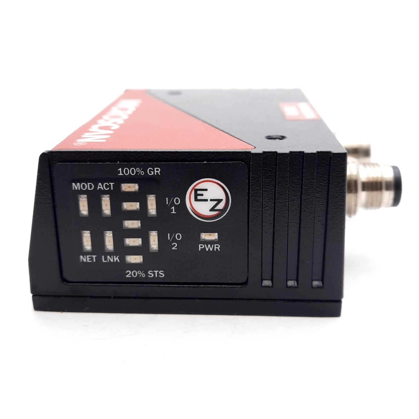 Used Microscan FIS-0830-1001G QX-830 Fixed Barcode Scanner, 10-28VDC 7.5W, 1D