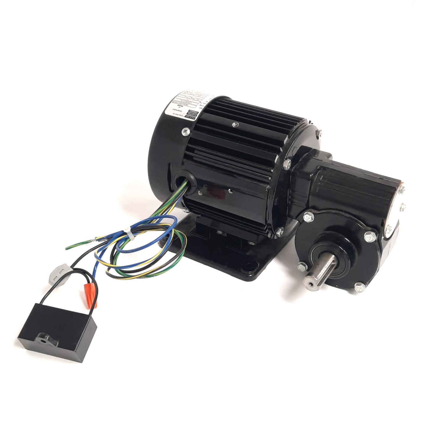Used Bodine 42R4BFCI-5L AC Right-Angle Gearmotor 57RPM, 115VAC, 1/8HP, 30:1 Ratio
