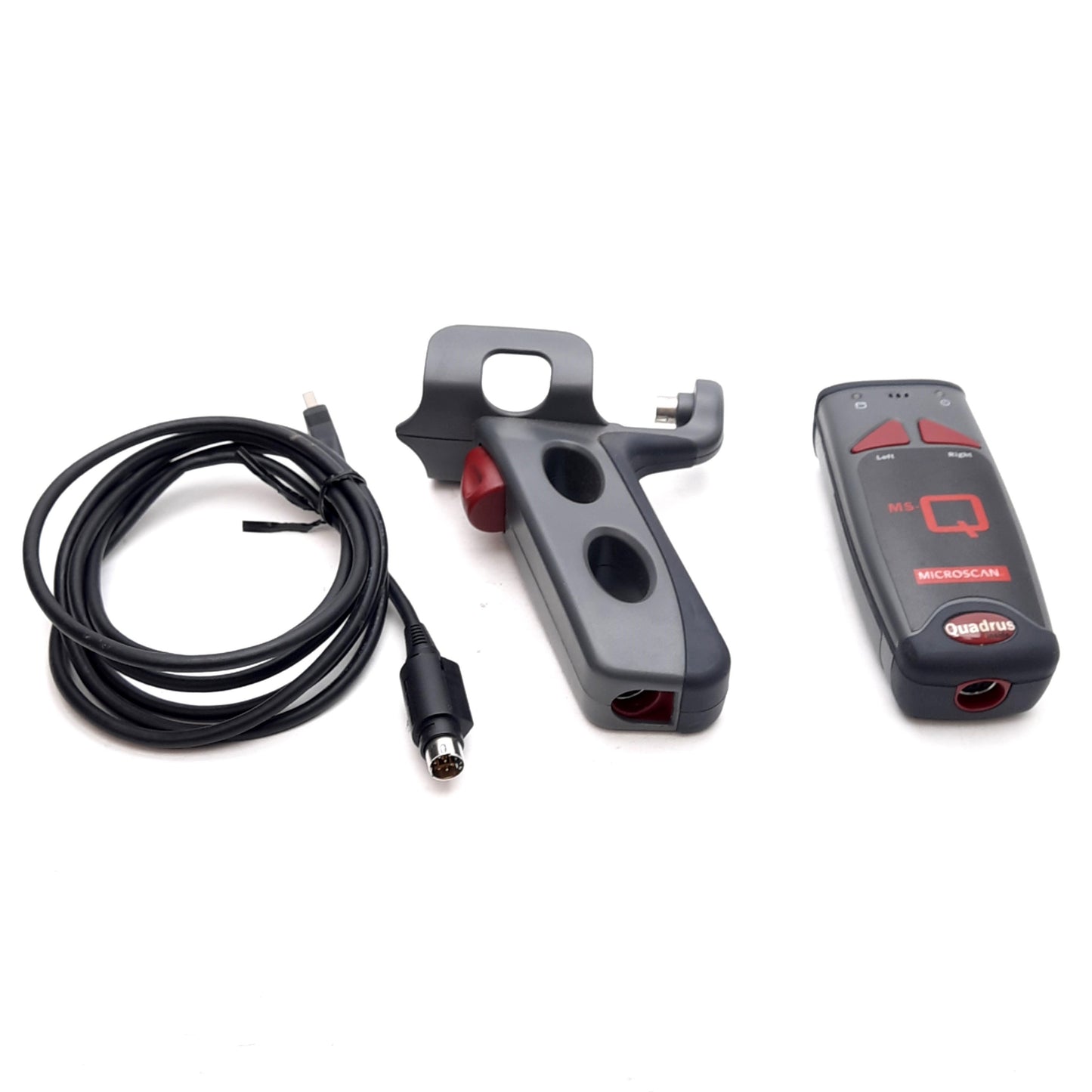 Used Microscan FIS-6100-0003 MS-Q Handheld Barcode Scanner, 5VDC, 1D/2D, 1-20in Range