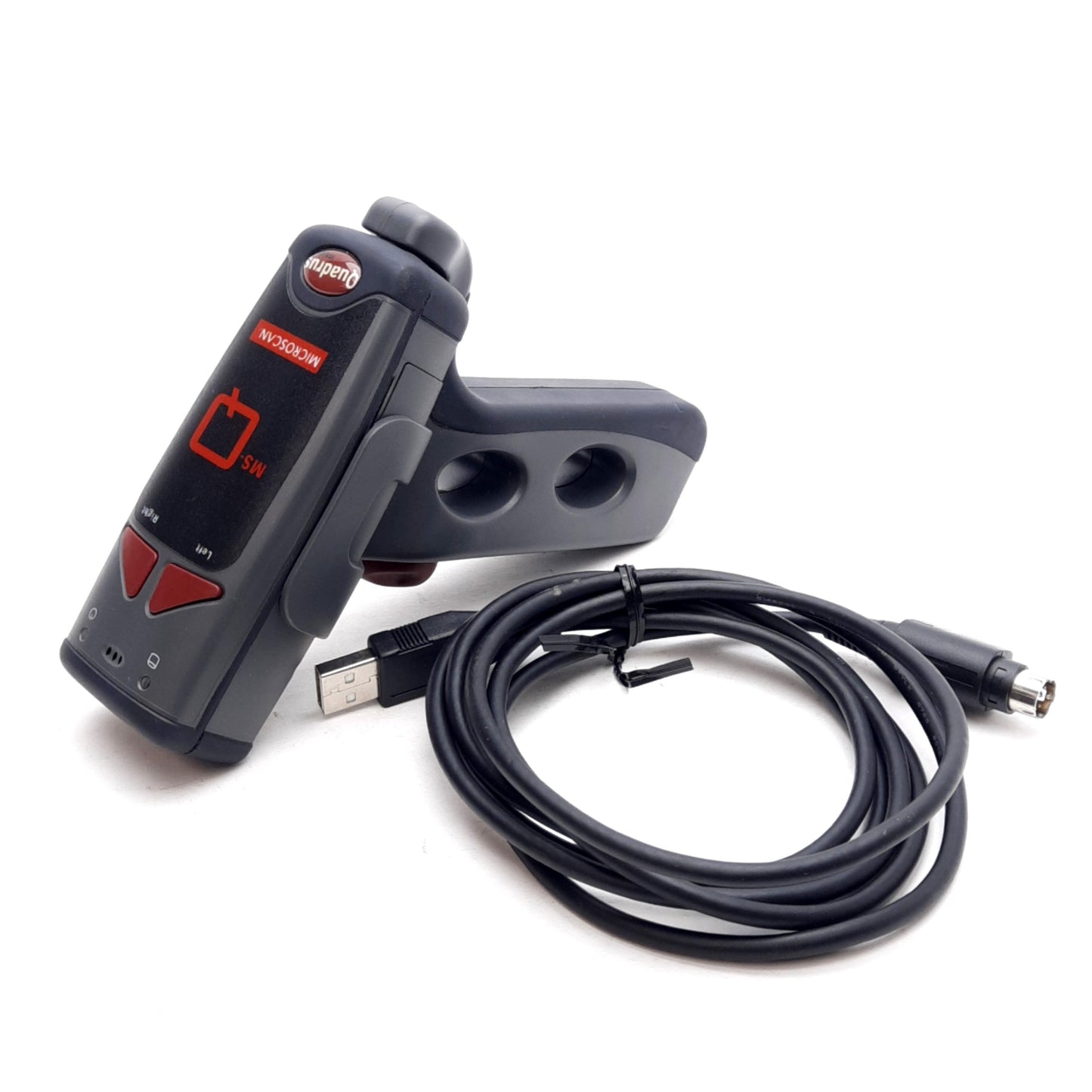 Used Microscan FIS-6100-0003 MS-Q Handheld Barcode Scanner, 5VDC, 1D/2D, 1-20in Range