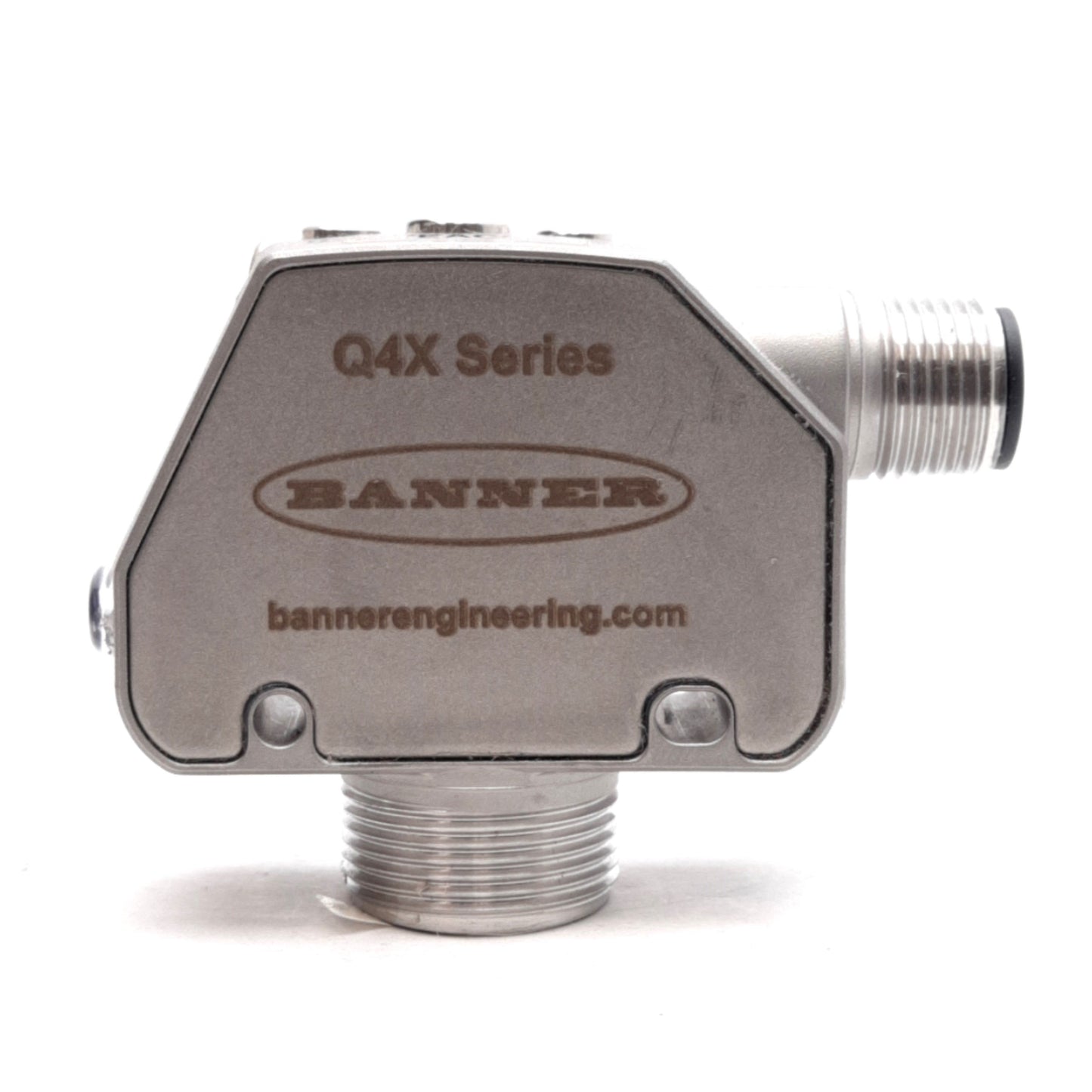 New Banner Q4XTILAF600-Q8 Stainless Steel Analog Laser Sensor 12-30VDC 25-600mm M12