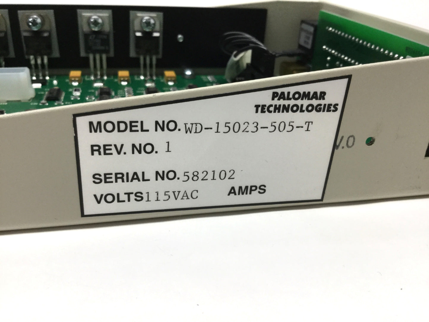 Used Palomar WD15023-505-T Negative EFO Ball Bond Controller Card, 8000i Wire Bonder