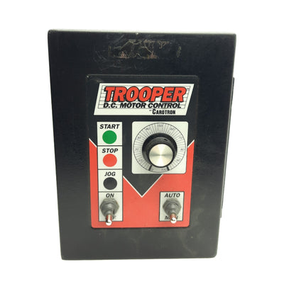 Cartron TDP502-EPF Trooper DC Motor Drive, 110-230VAC Input, 90-180VDC Output
