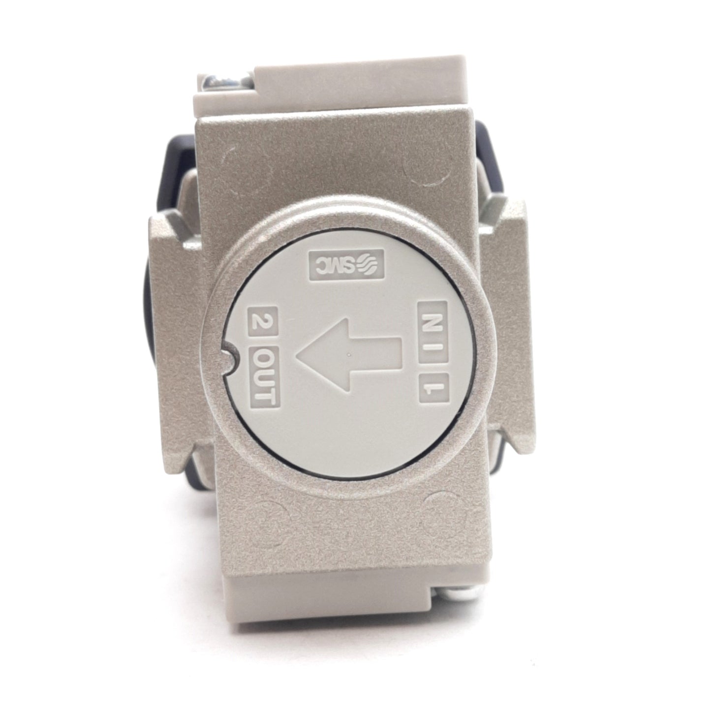 New – Open box SMC AR20-N01G1-Z Pneumatic Regulator w/ Gauge, 7-125psi, 1/8in NPT Ports