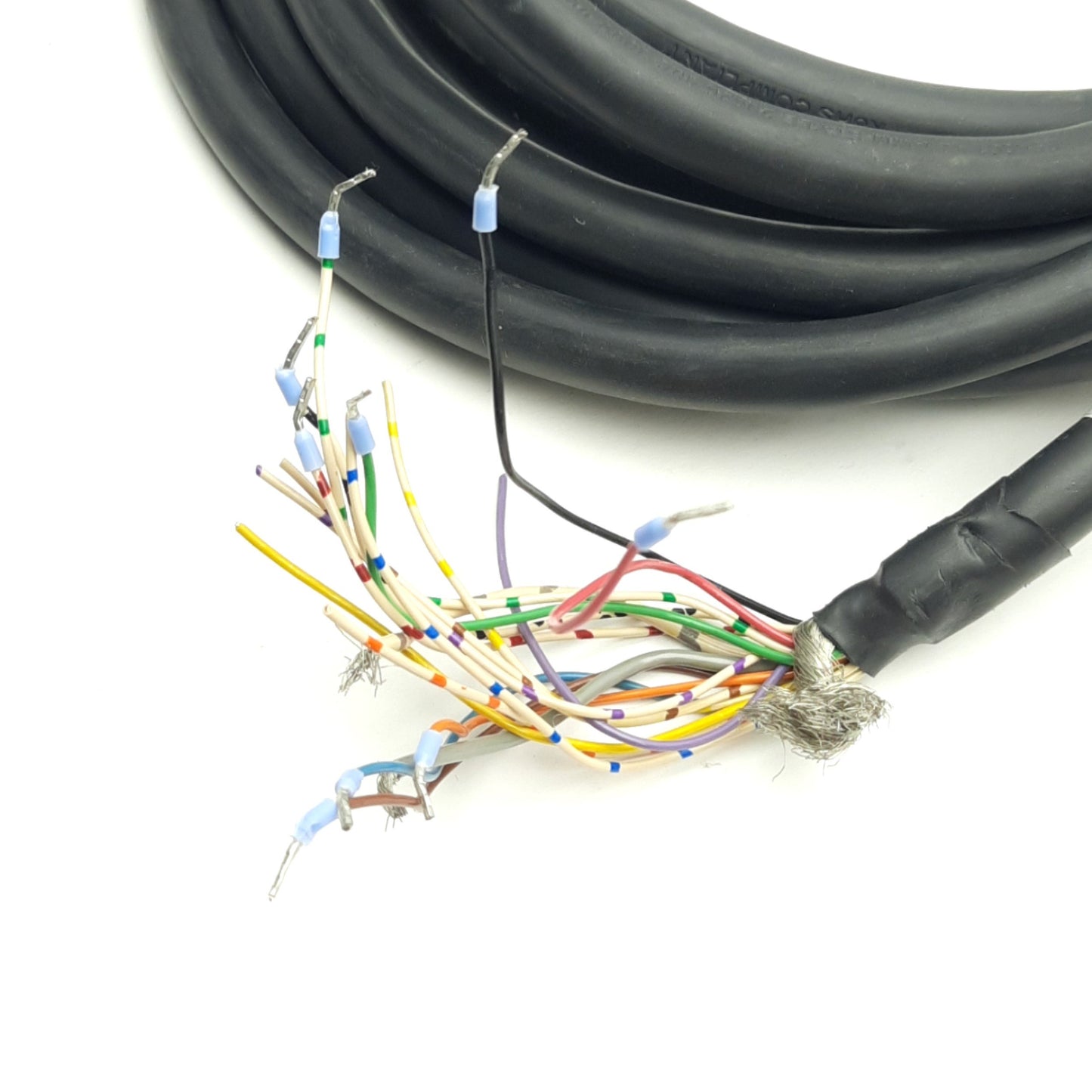 Used Flex Cable FC-CFBM6DF-CBAF-M001 Encoder/Feedback Cable for TLY Motors, 28-Pins