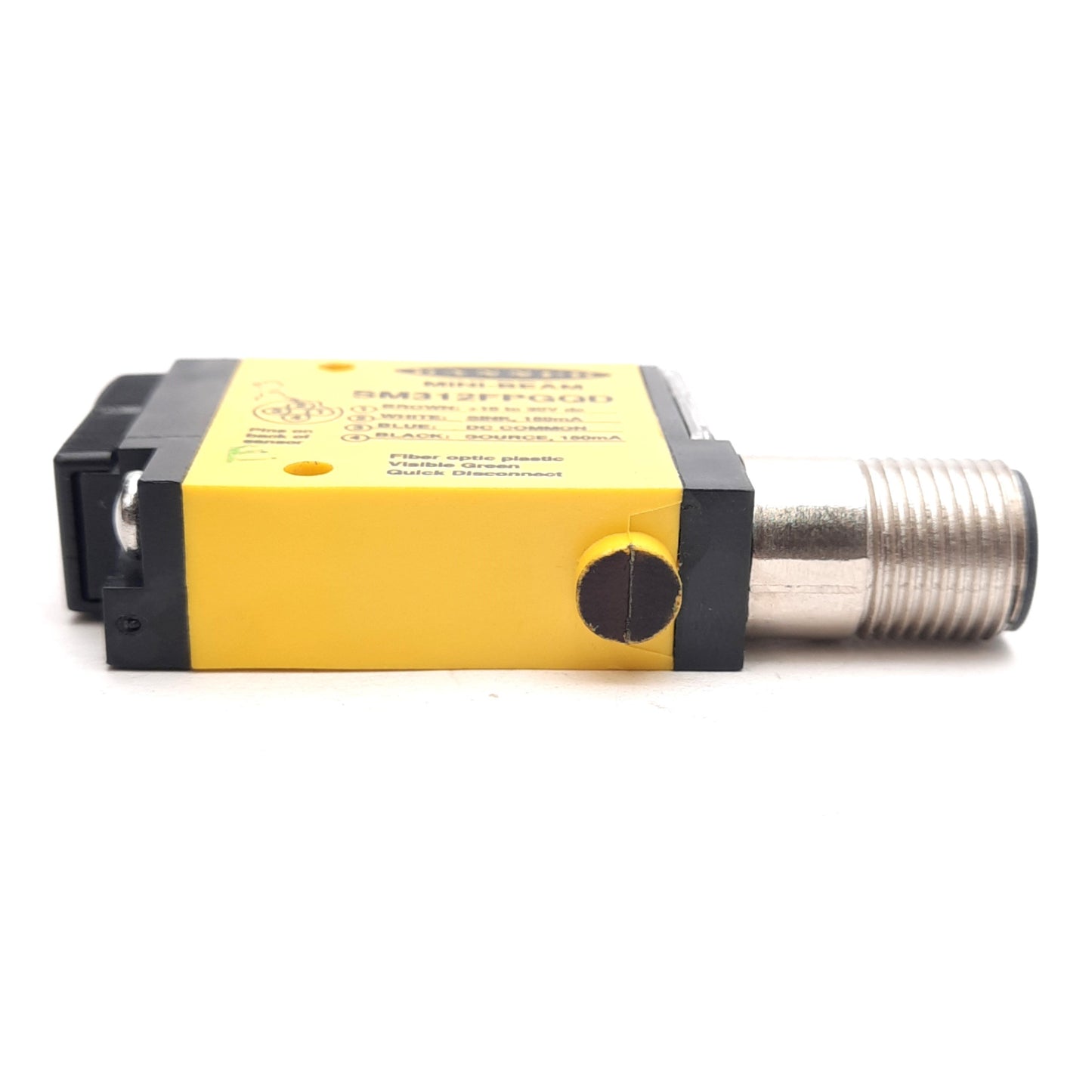 Used Banner SM312FPGQD Photoelectric Sensor 1ms Response Time 10-30VDC NPN/PNP M12