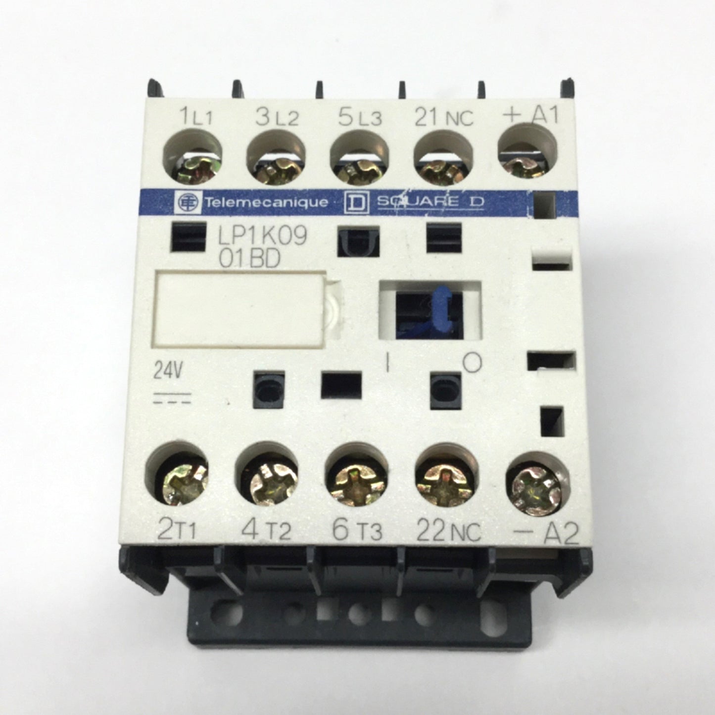 Used Schneider Telemecanique LP1K0901BD Contactor, 3-Pole +NC, 24VDC Coil, 20A 600VAC