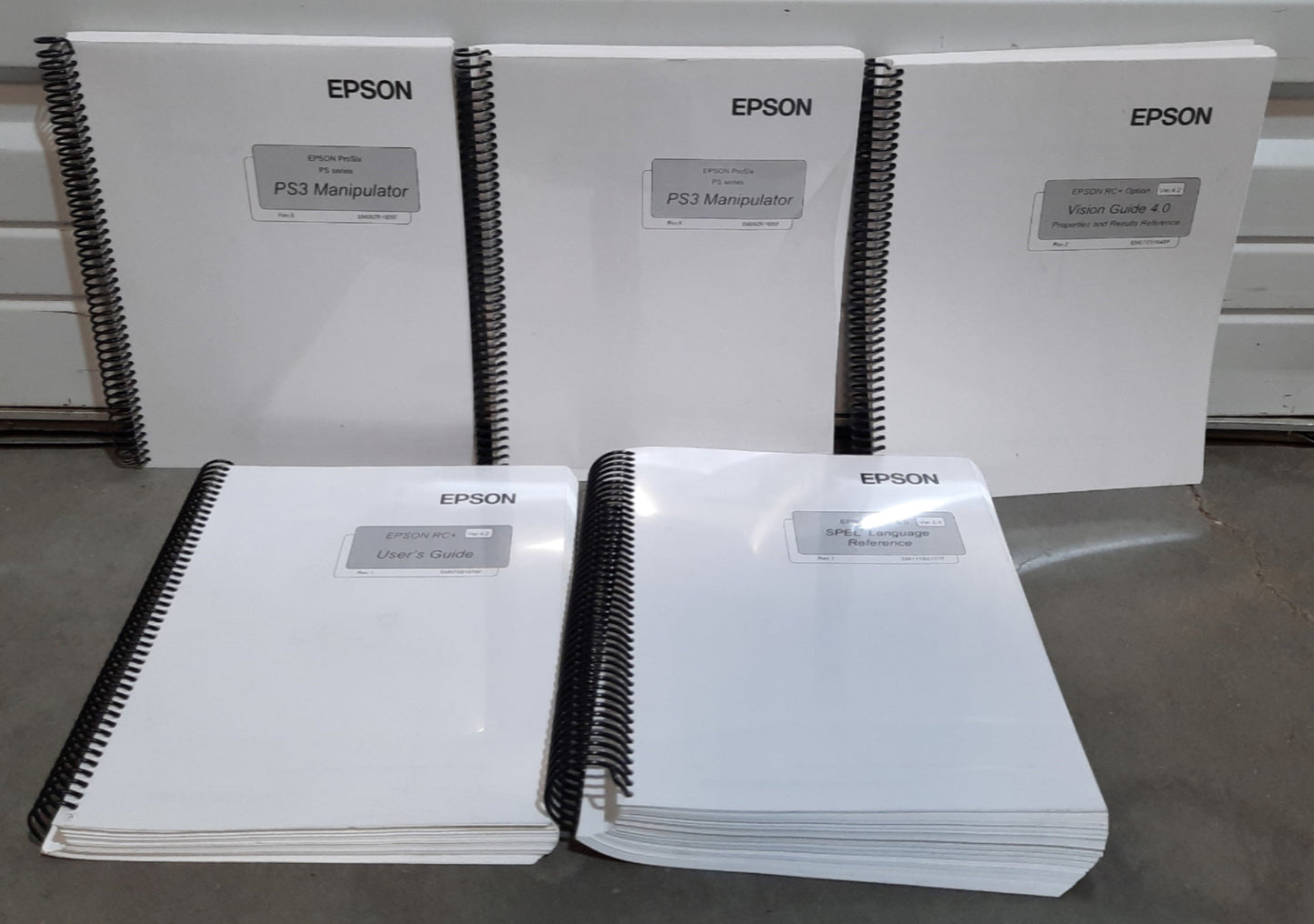 Used EPSON PS3-AS00 RC520 DU6 6-Axis Robot 3kg Load 949mm Reach 230VAC SPEL+/Vision