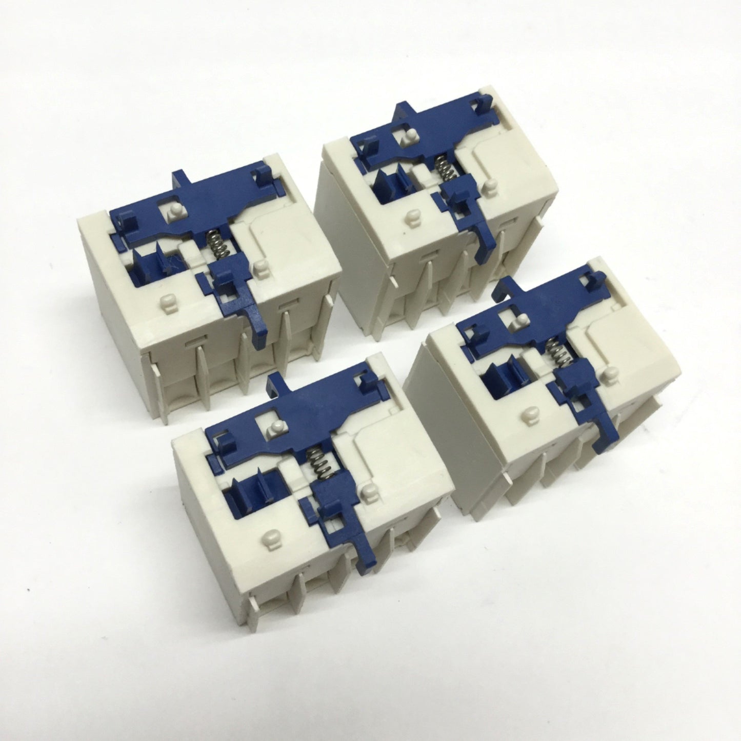Used Lot of 4 Schneider LA1KN13 TeSys Auxiliary Contact Blocks 1NO-3NC, 10A 600VAC