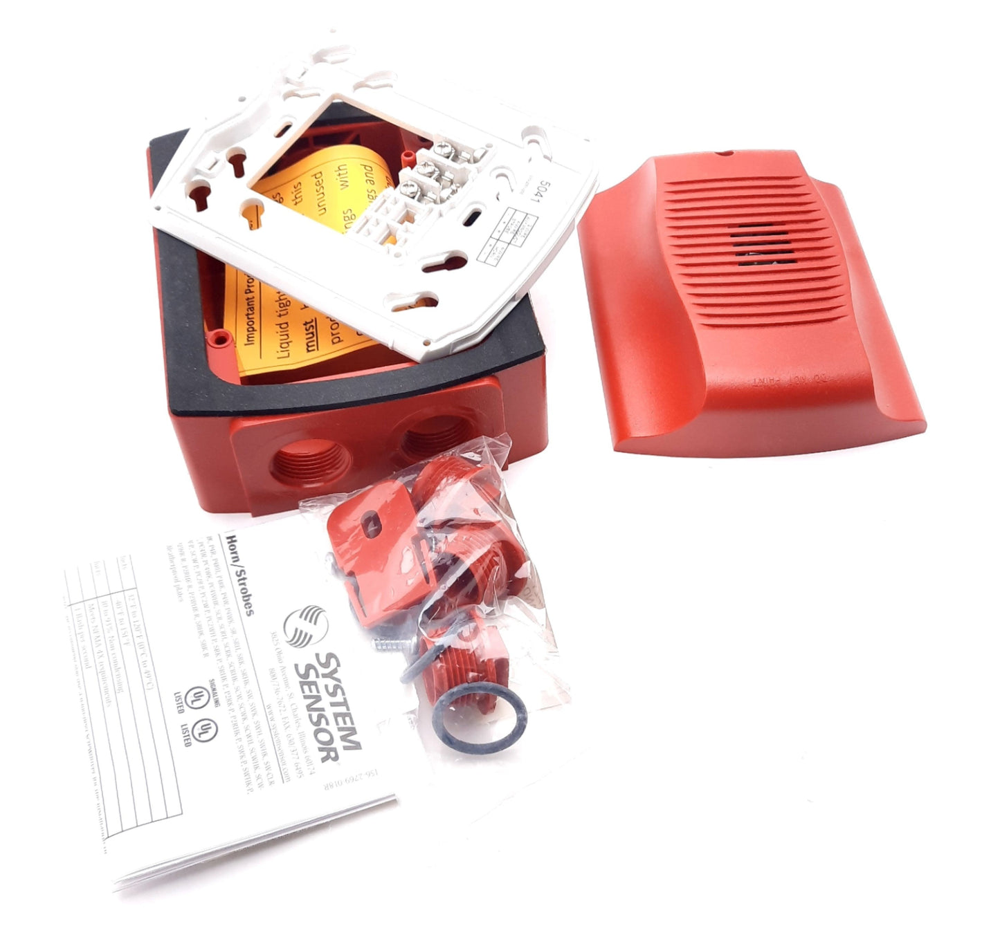 New System Sensor Spectralert 21HN51 Outdoor Wall Horn 207-286mA DC, 101dBA, 12-24V