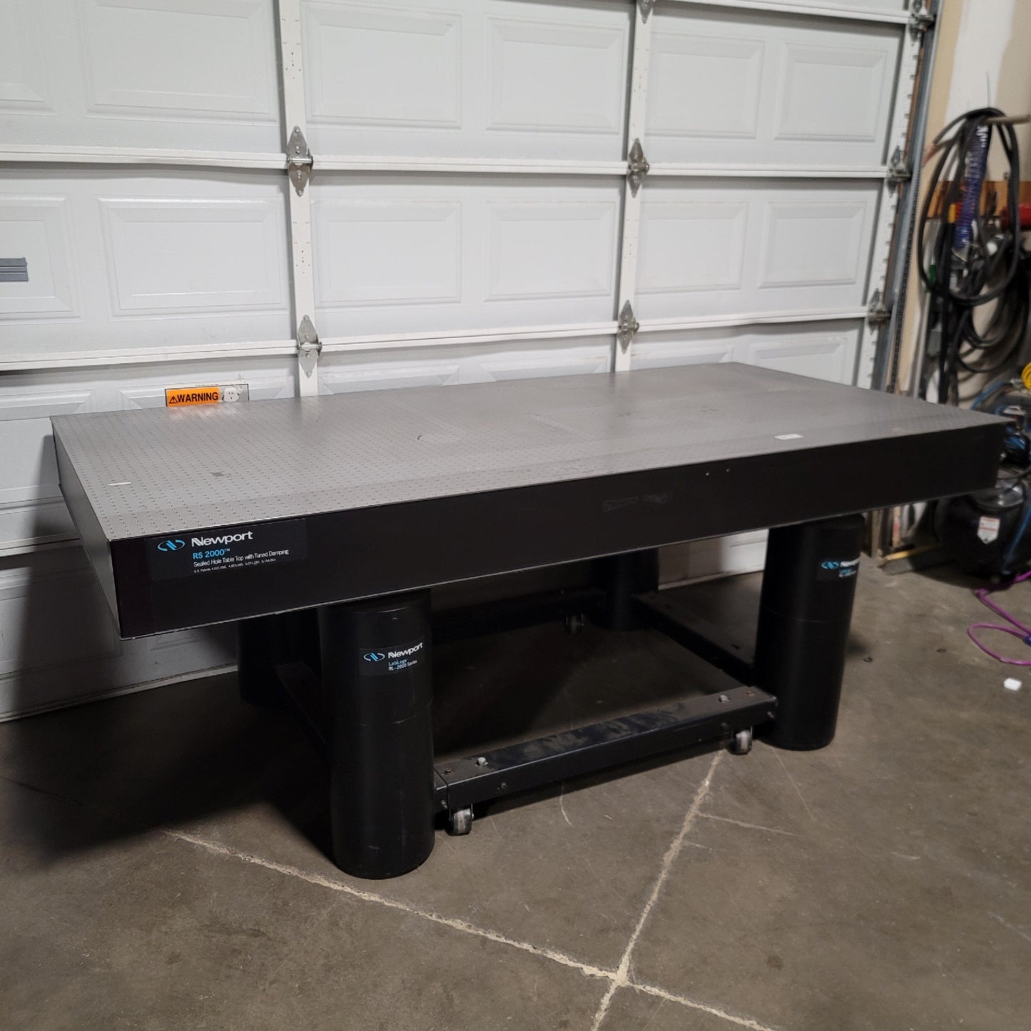 Used Newport RS2000-48-8 Sealed Hole Optical Table With Tuned Damping 4' x 8' x 8"