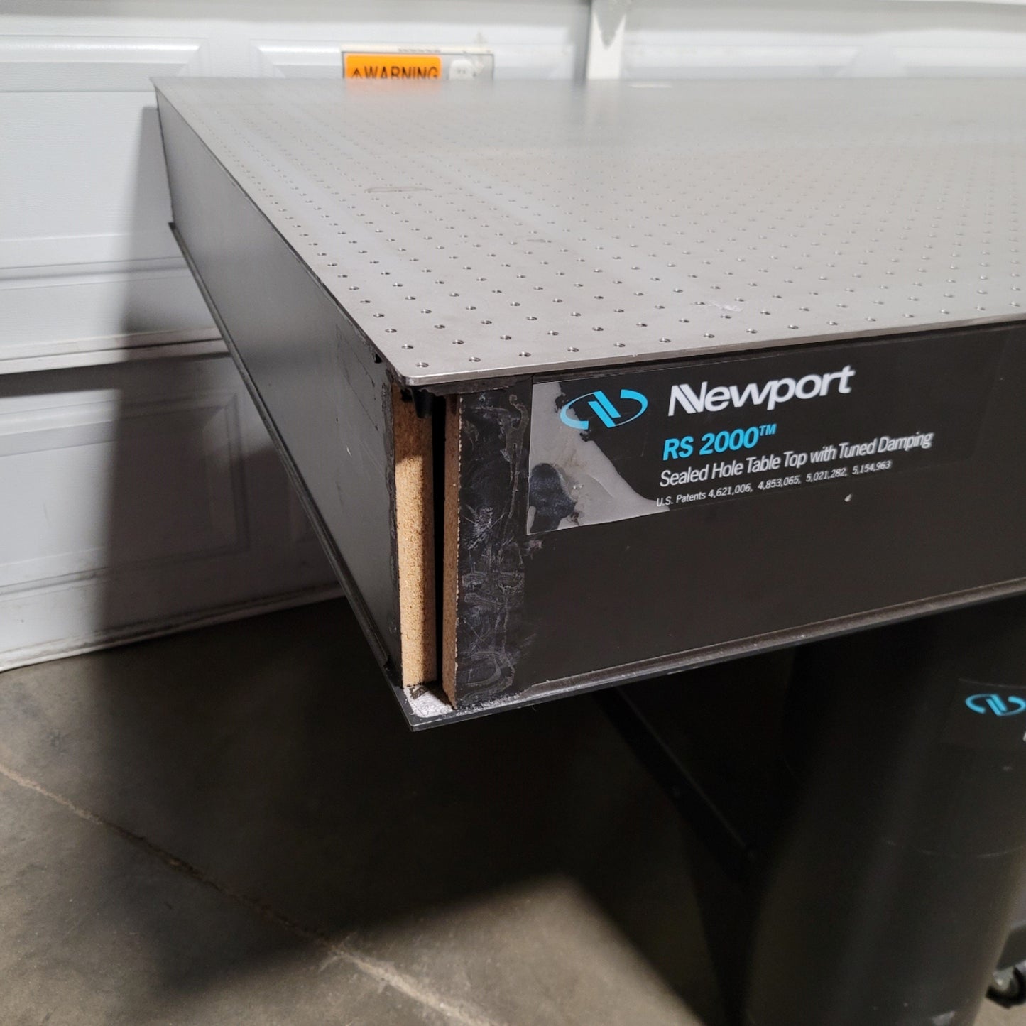 Used Newport RS2000-48-8 Sealed Hole Optical Table With Tuned Damping 4' x 8' x 8"