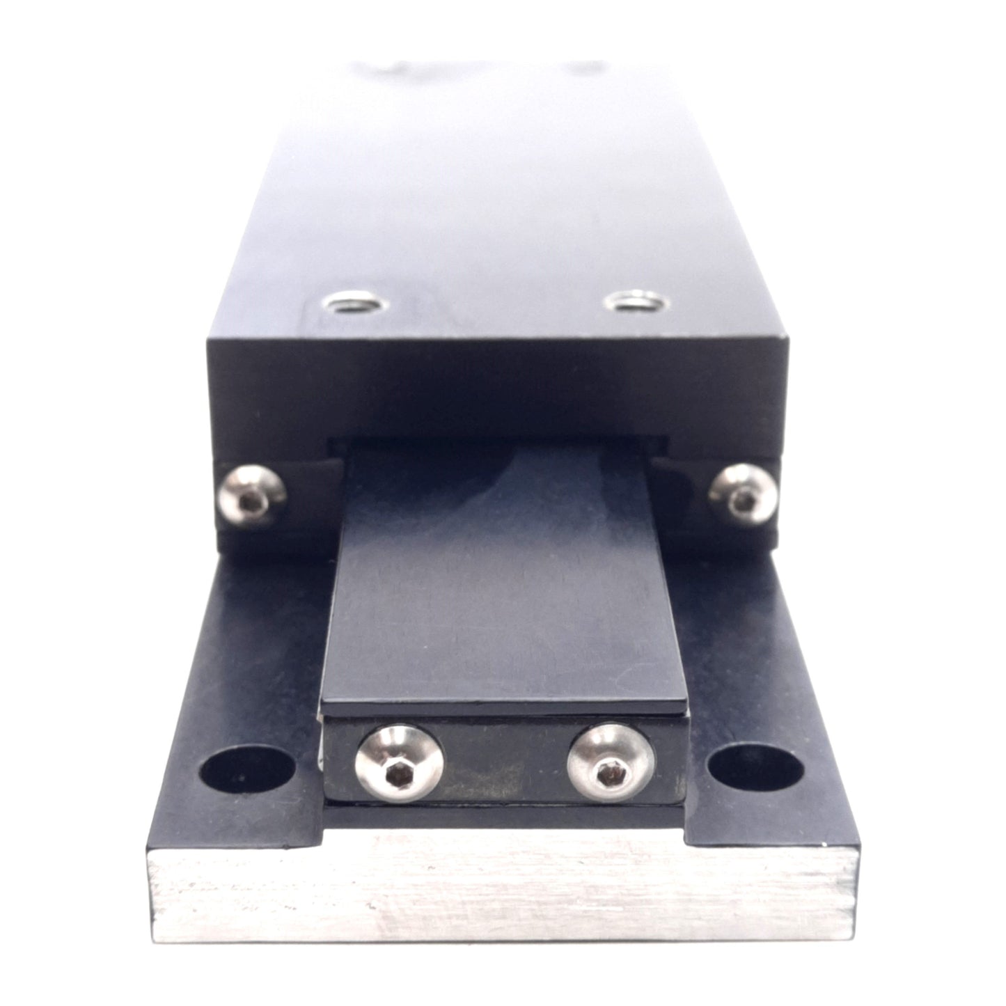 Used Deltron HPRS2-3FB High Precision Crossed Roller Slide 3in Travel 140lbs Capacity