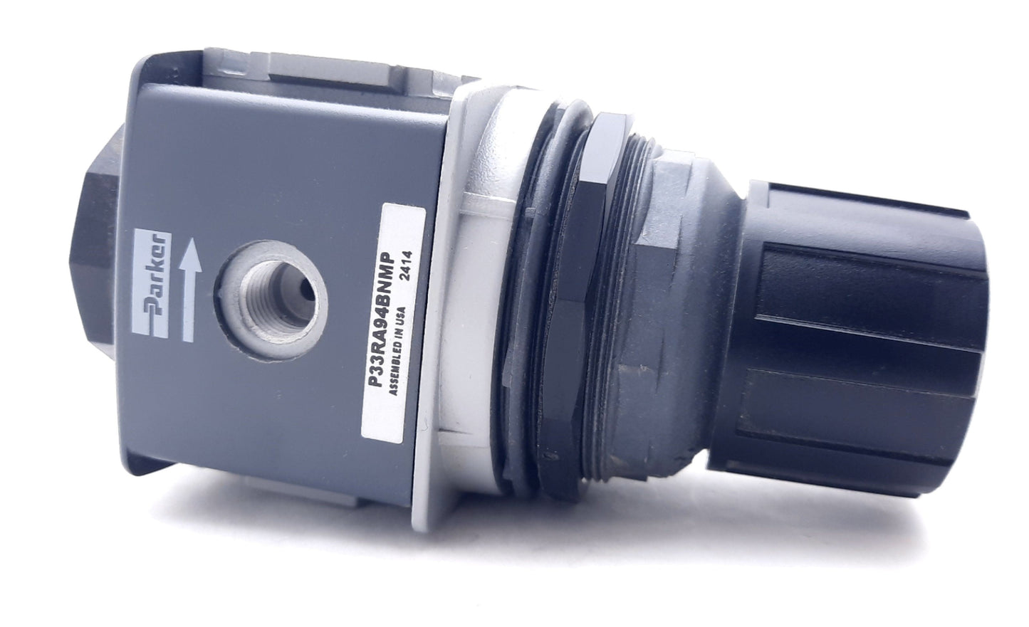 Used Parker P33RA94BNMP Pressure Regulator 300Psi, Inlet 1/2" NPT Gauge Port 1/4" NPT