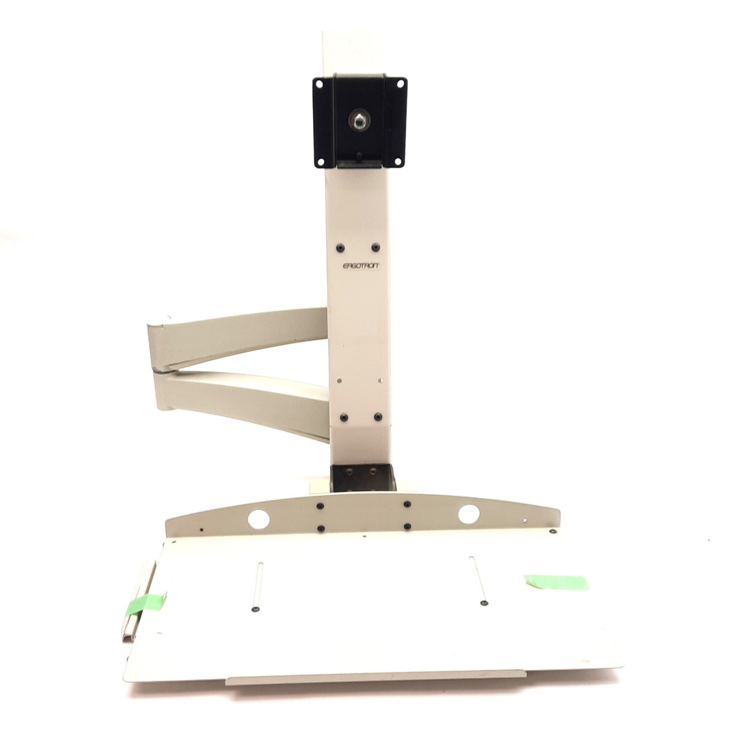 Used Ergotron 28-188-180-00 Sit-Stand Monitor & Keyboard Wall Mount, 9in Extensions