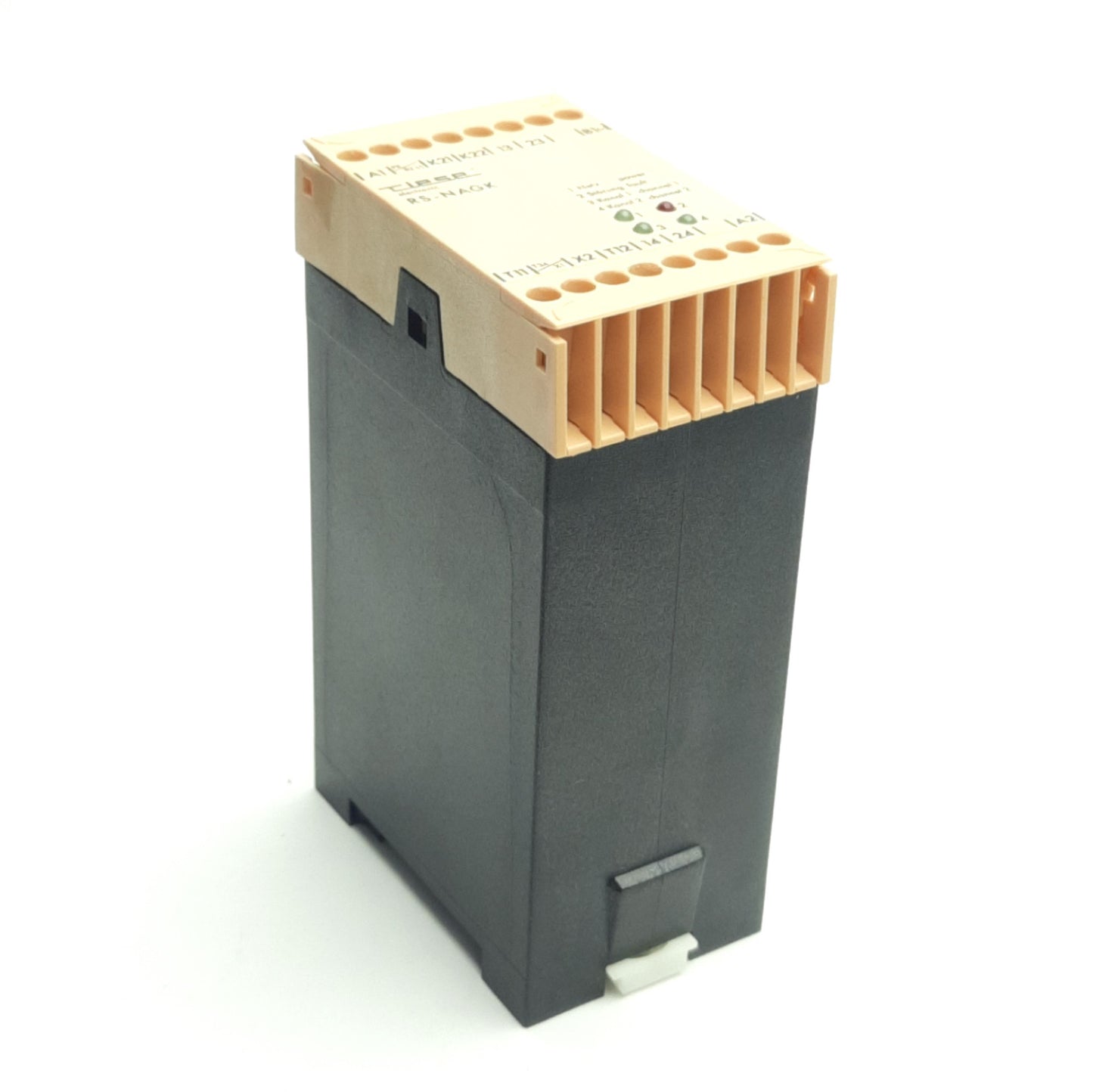 Used Riese RS-NAGK Safety Relay, Normally Open, 6A 250VAC Contact, 24V Coil Voltage