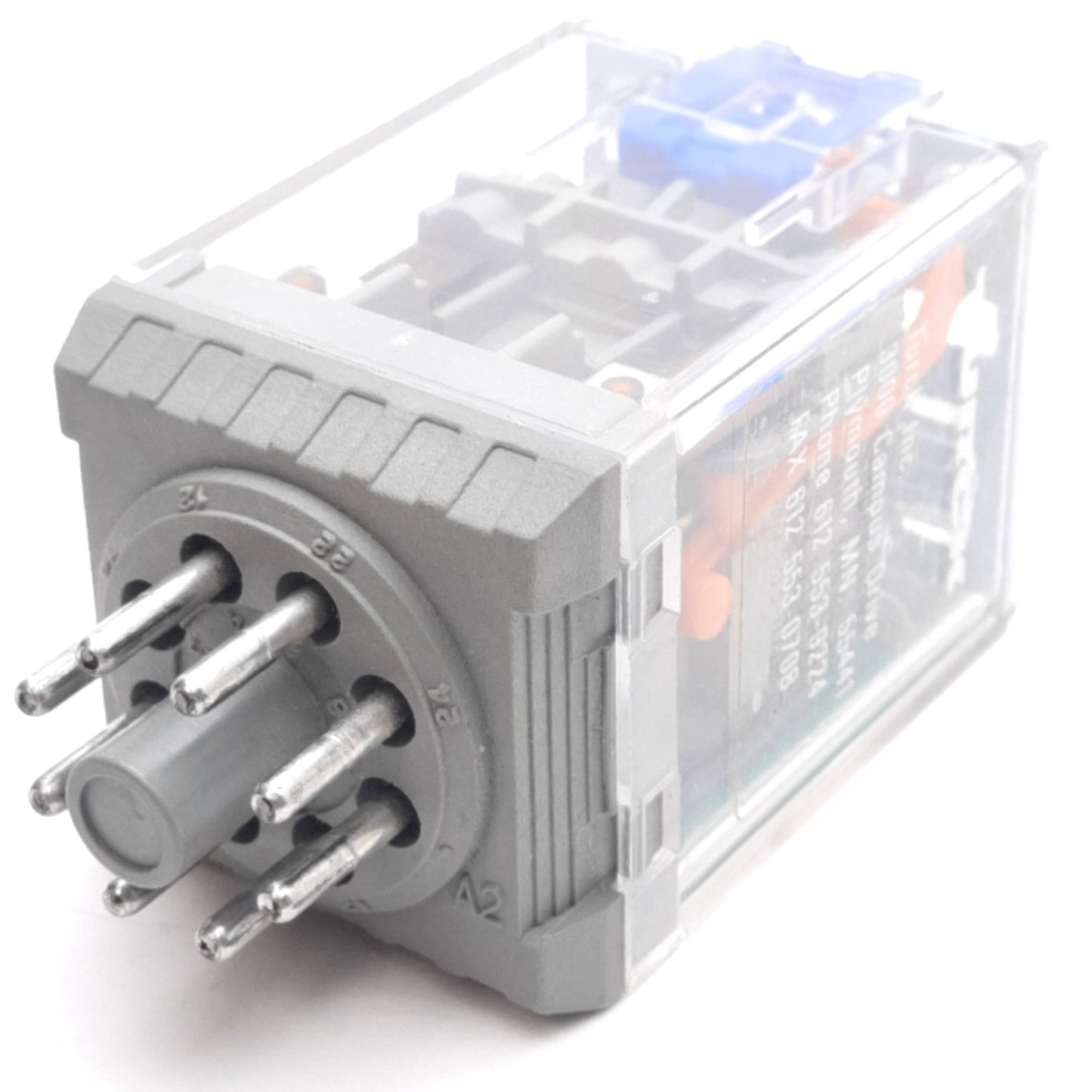 Used Lot of 2 Turck C2-A20DX/024VDC Power Relay, 24VDC Coil, DPDT, 8-Pin, 10A 380VAC