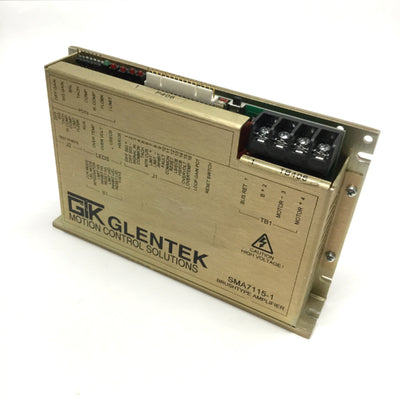 Glentek SMA7115-206-007F-1 PWM Brush Type Amplifier Module 30-220VDC 15A Cont