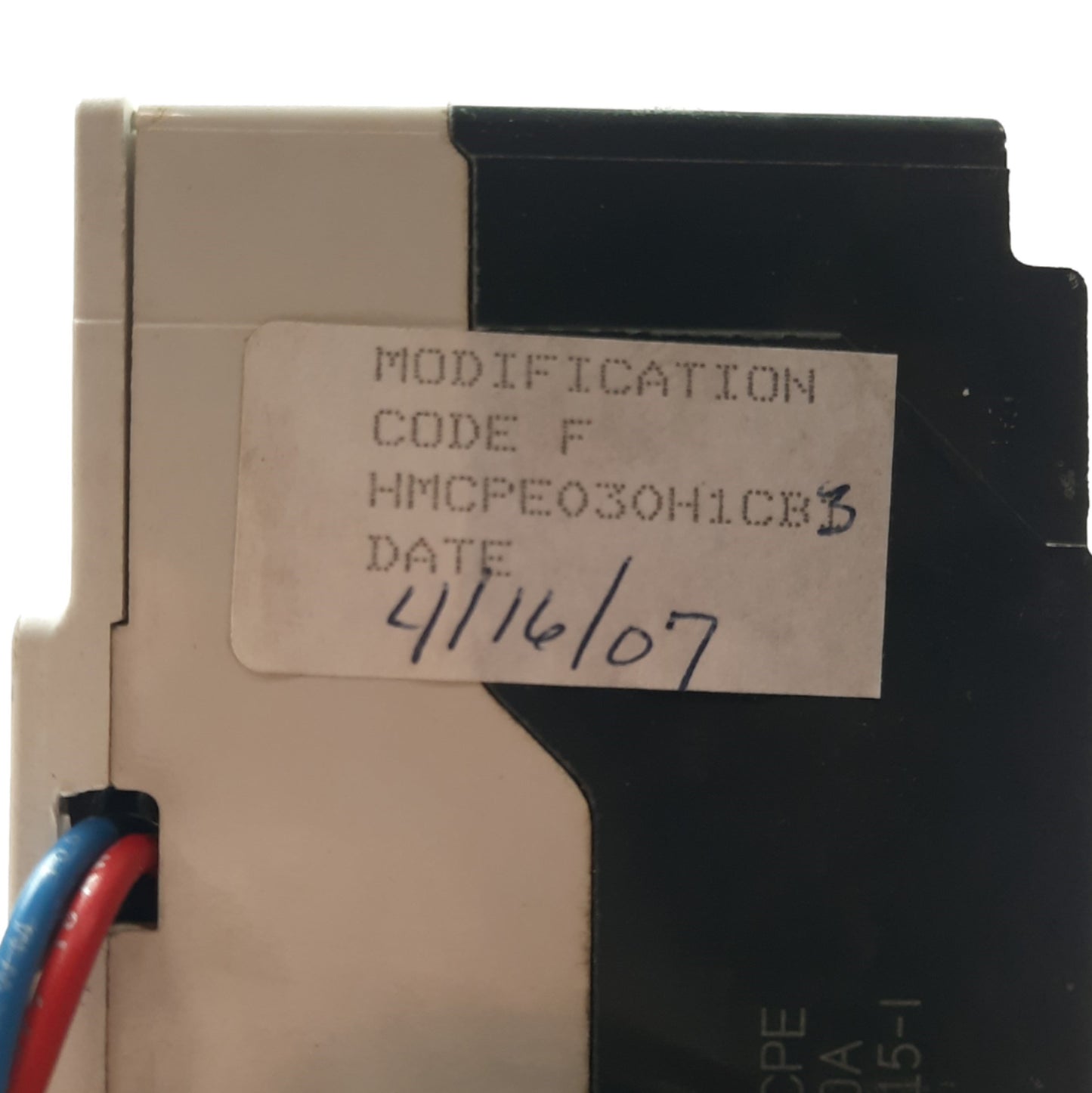 Used EATON Cutler-Hammer HMCPE030H1CB3 Circuit Breaker, 3-Pole, 30A 480V w/Alarm