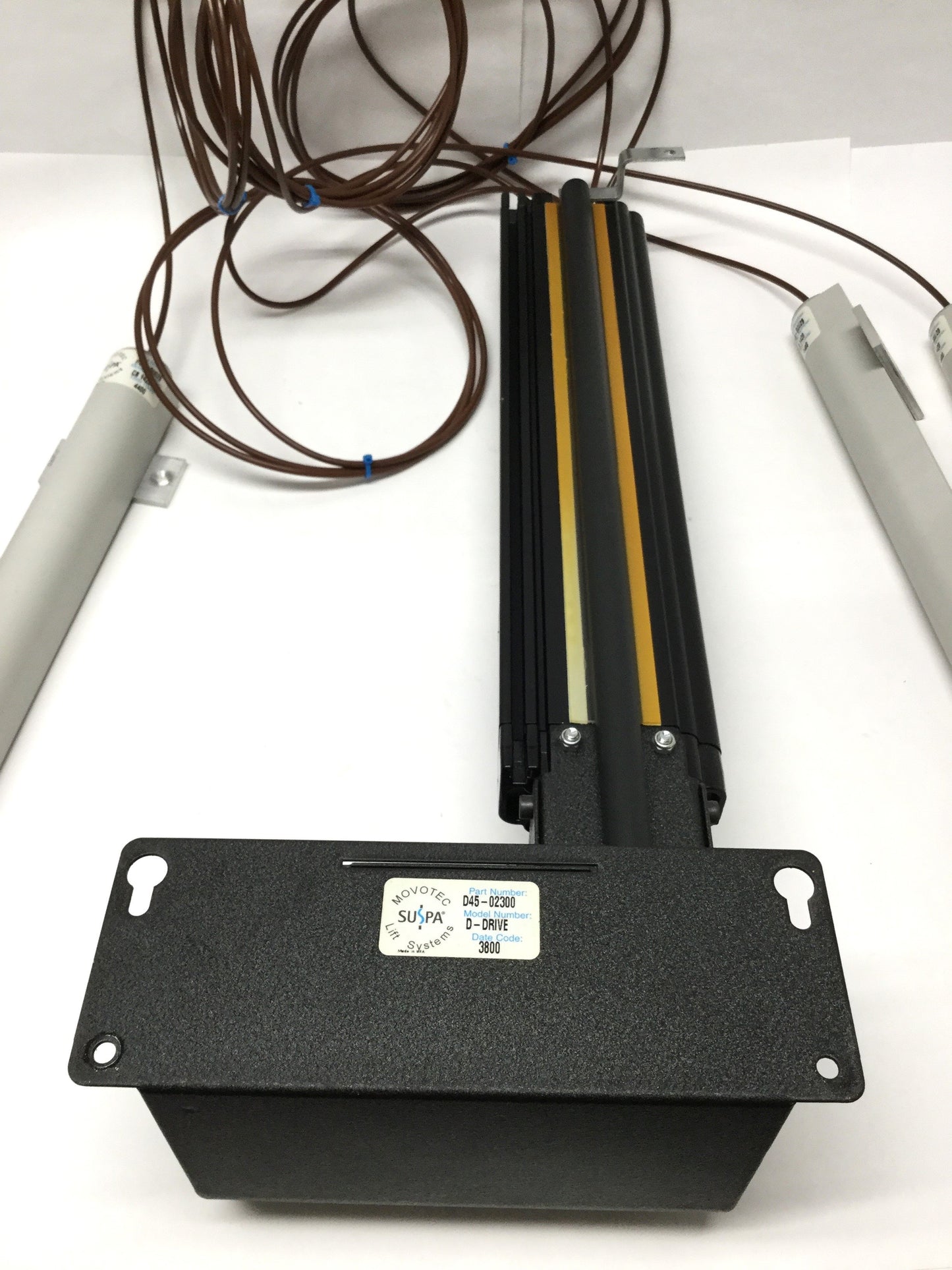 Used SUSPA Movotec MQS-00002M Motorized Hydraulic Table Lift System 750lbs, 195mm